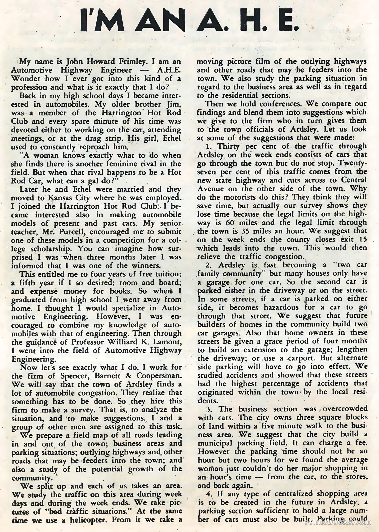 Hot Rods and Racing Cars #40 (1959) — page 9 of 36