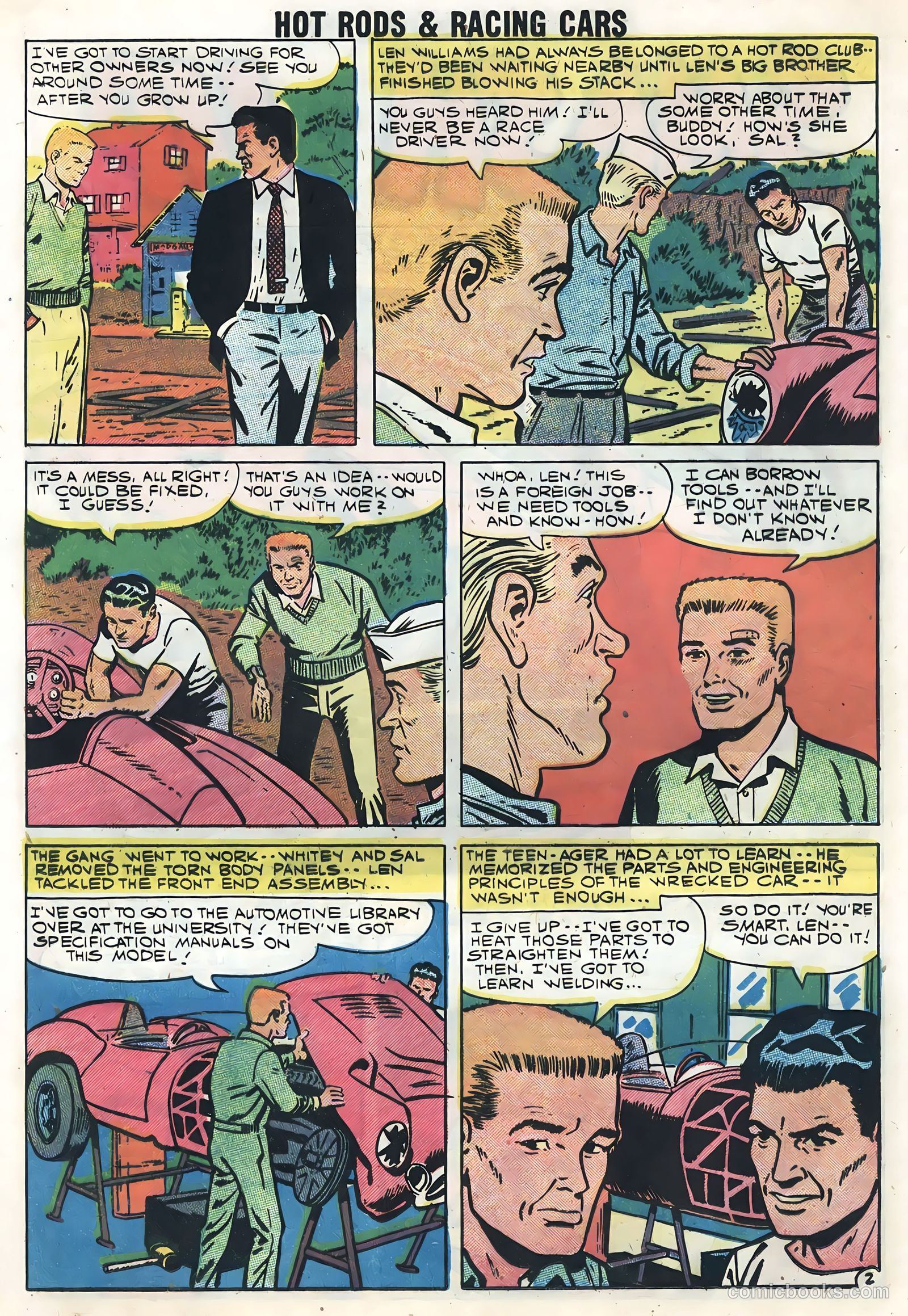Hot Rods and Racing Cars #40 (1959) — page 12 of 36