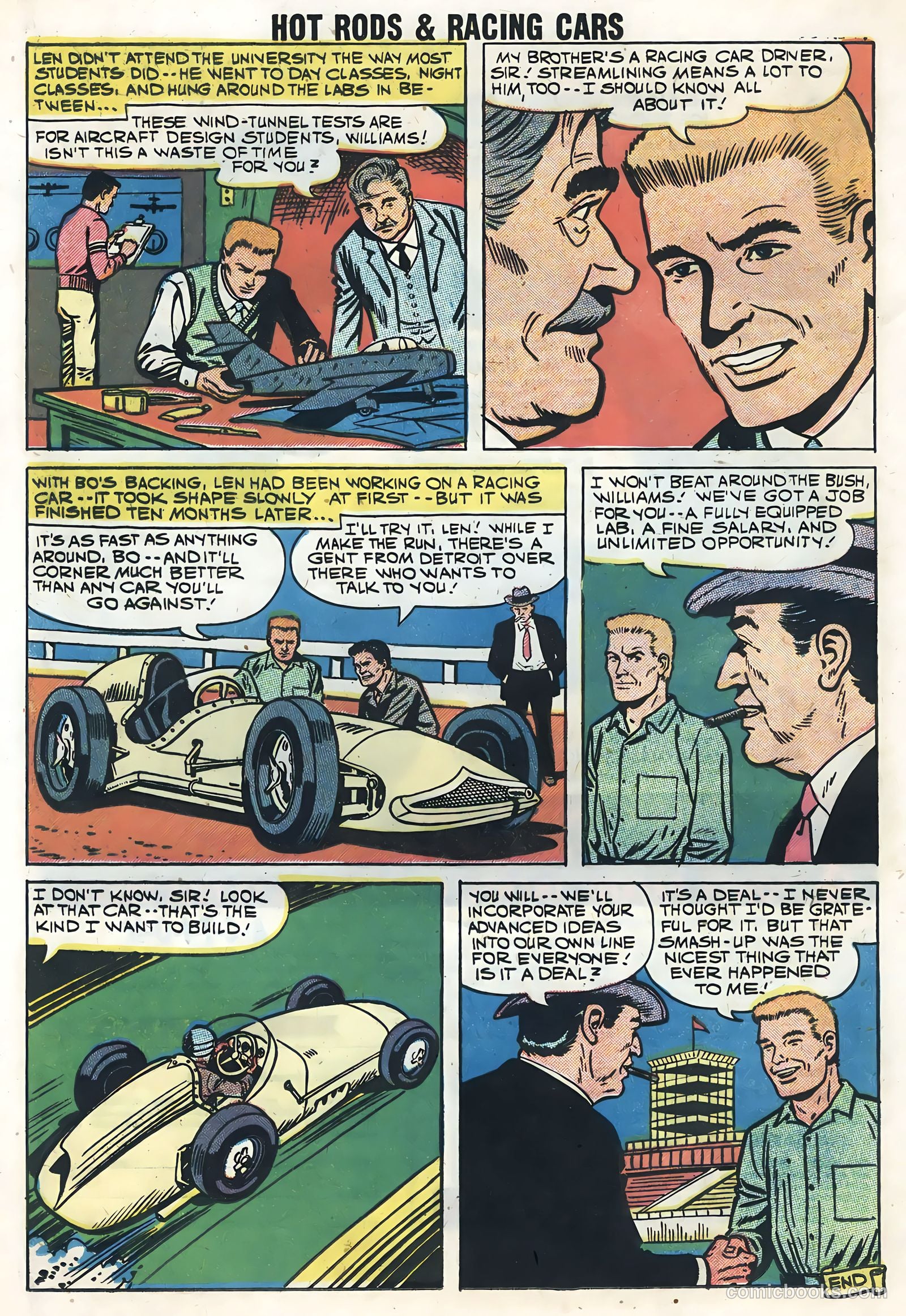 Hot Rods and Racing Cars #40 (1959) — page 16 of 36
