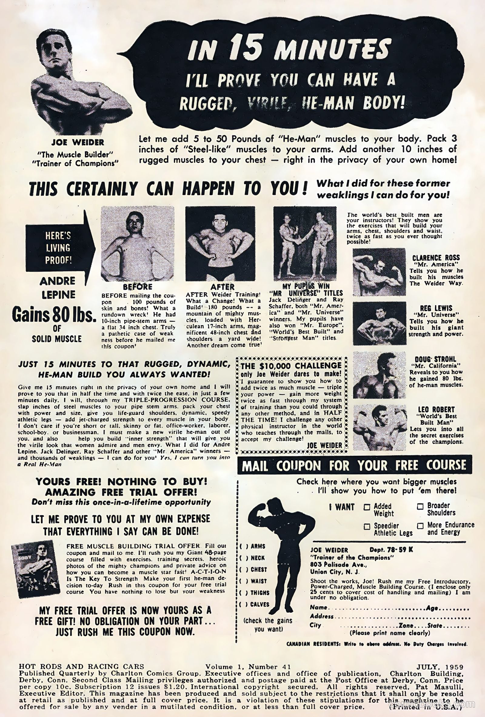 Hot Rods and Racing Cars #41 (1959) — page 2 of 36