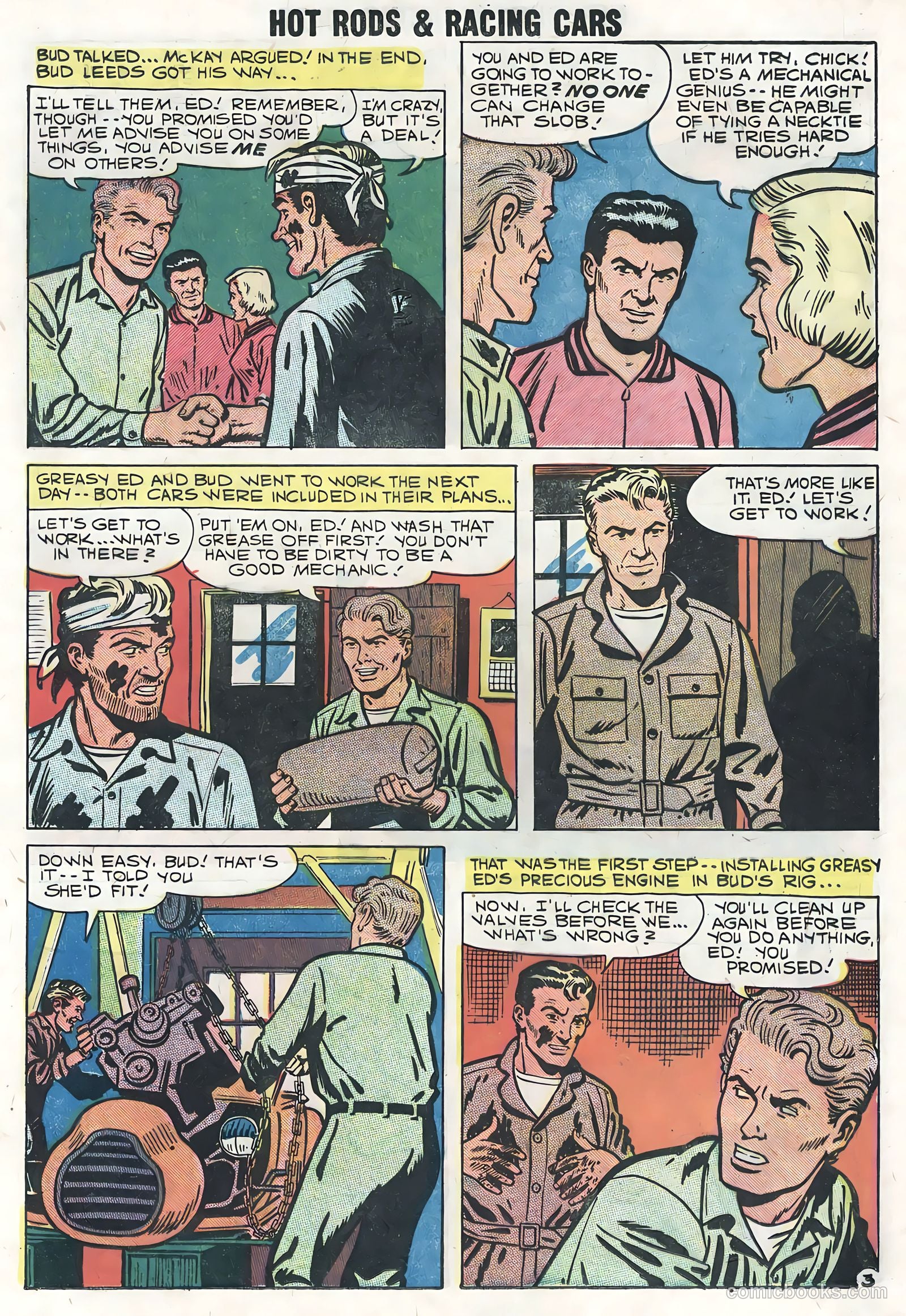 Hot Rods and Racing Cars #41 (1959) — page 17 of 36