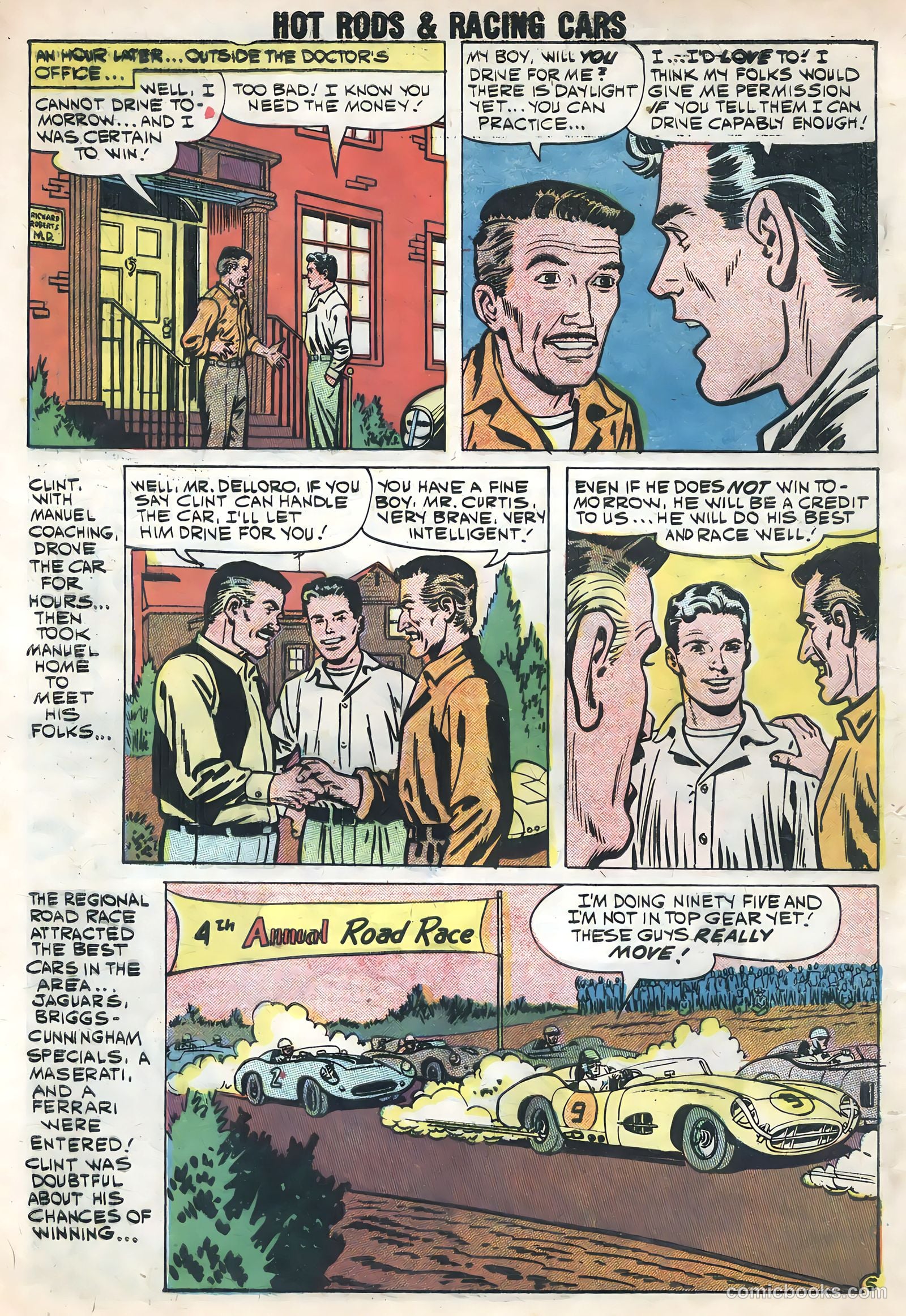 Hot Rods and Racing Cars #43 (1959) — page 8 of 36