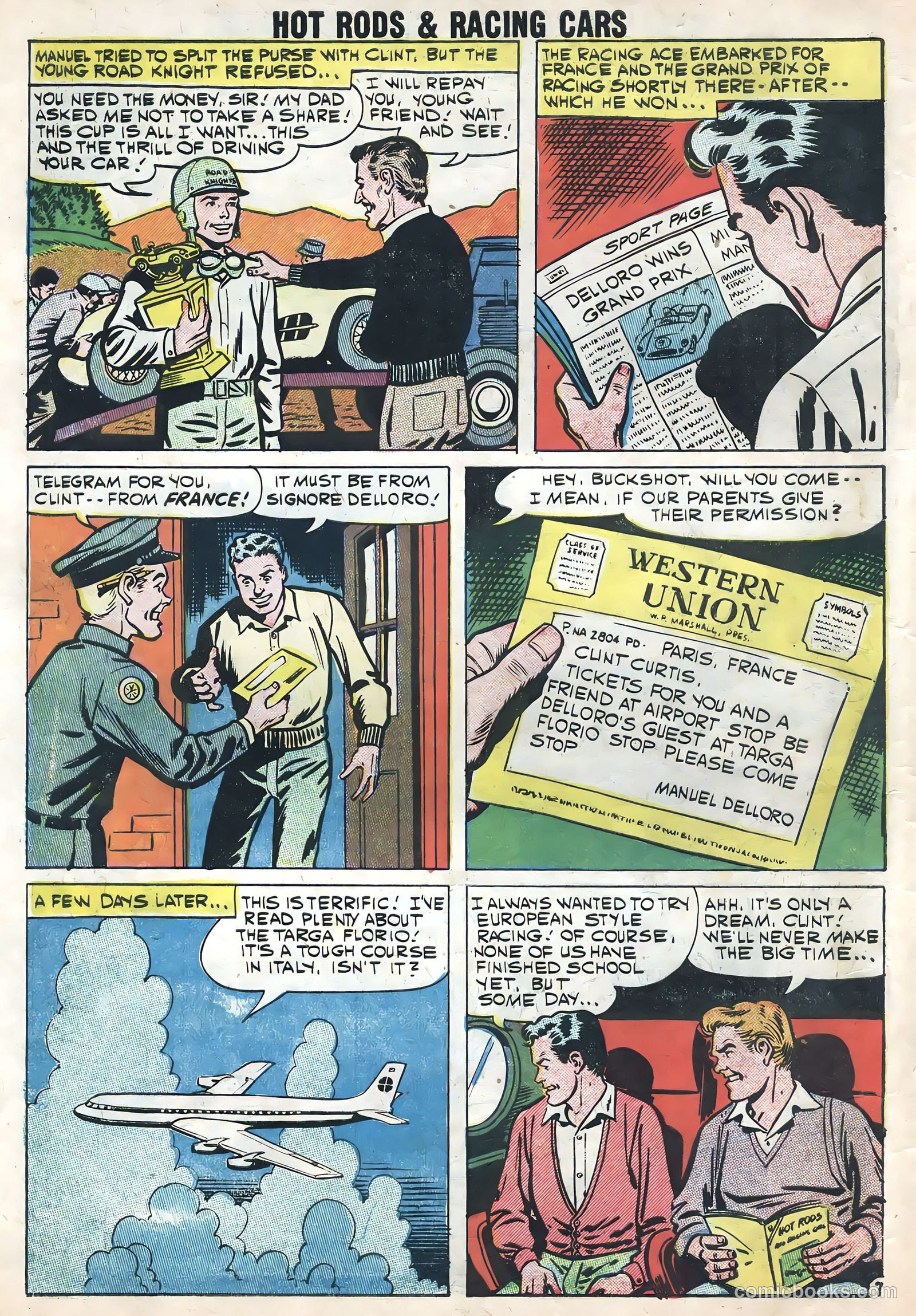 Hot Rods and Racing Cars #43 (1959) — page 10 of 36