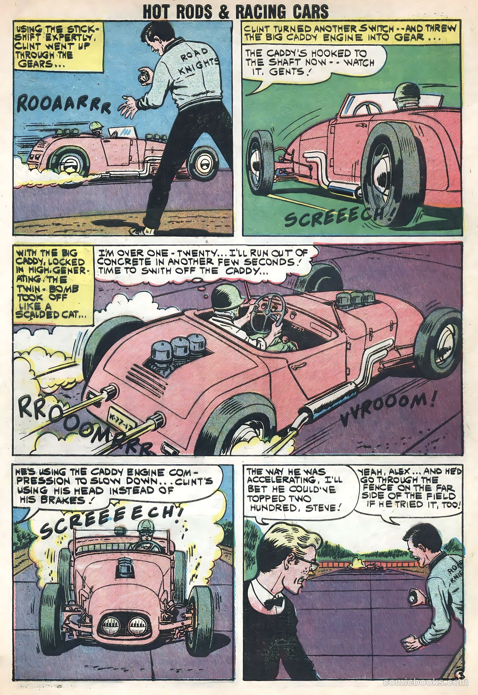 Hot Rods and Racing Cars #43 (1959) — page 28 of 36