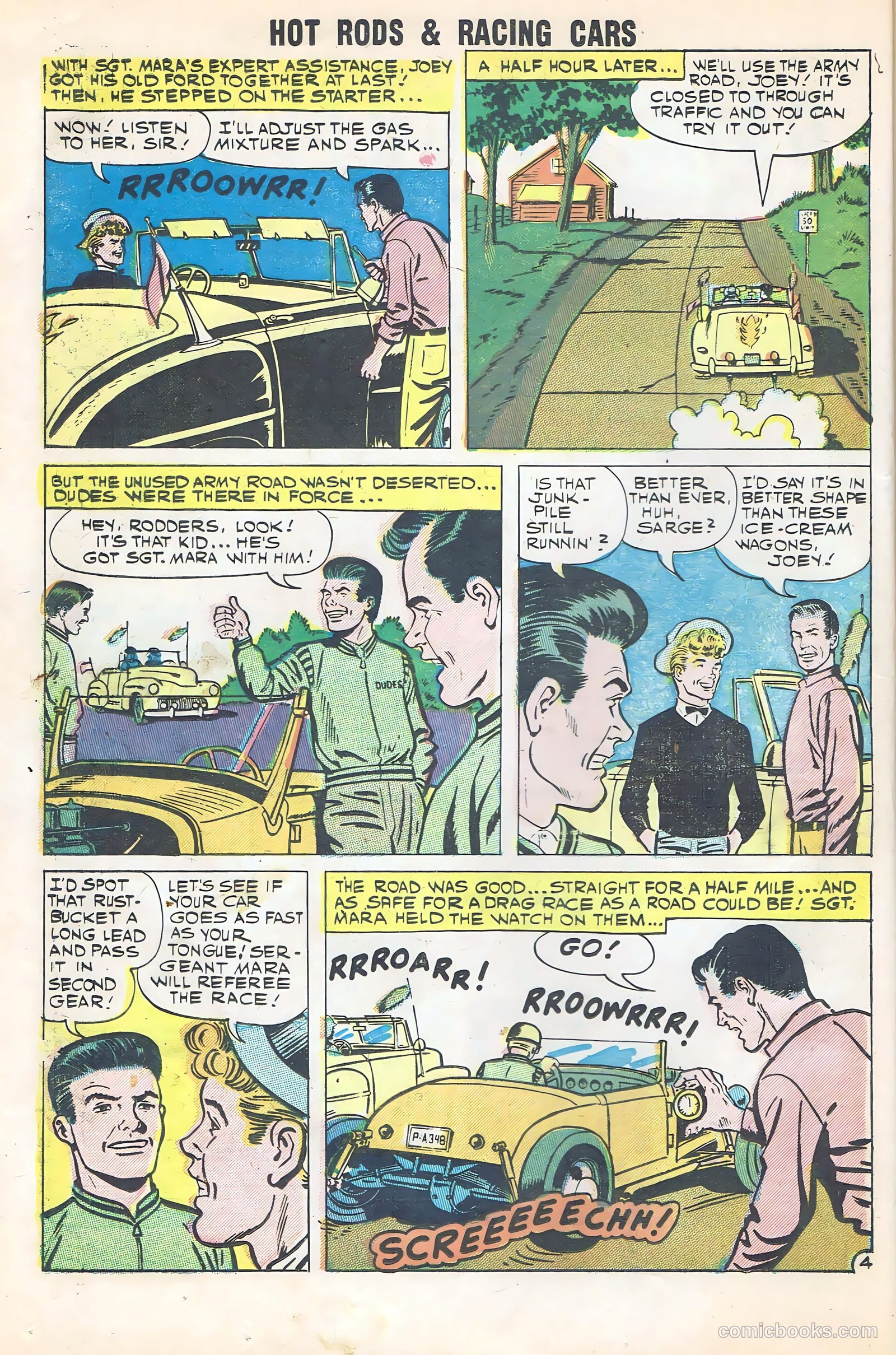 Hot Rods and Racing Cars #44 (1960) — page 16 of 36
