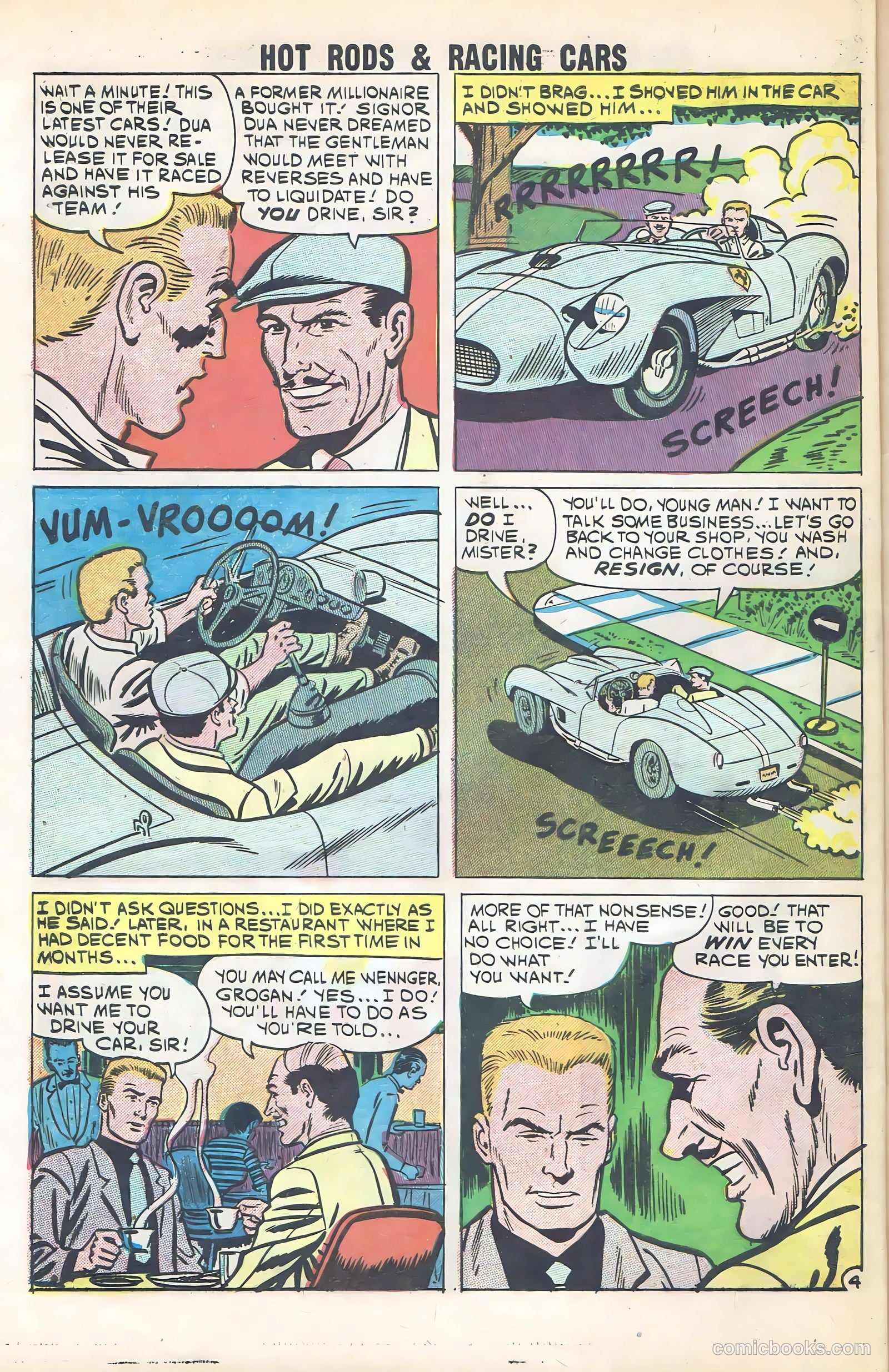 Hot Rods and Racing Cars #44 (1960) — page 28 of 36