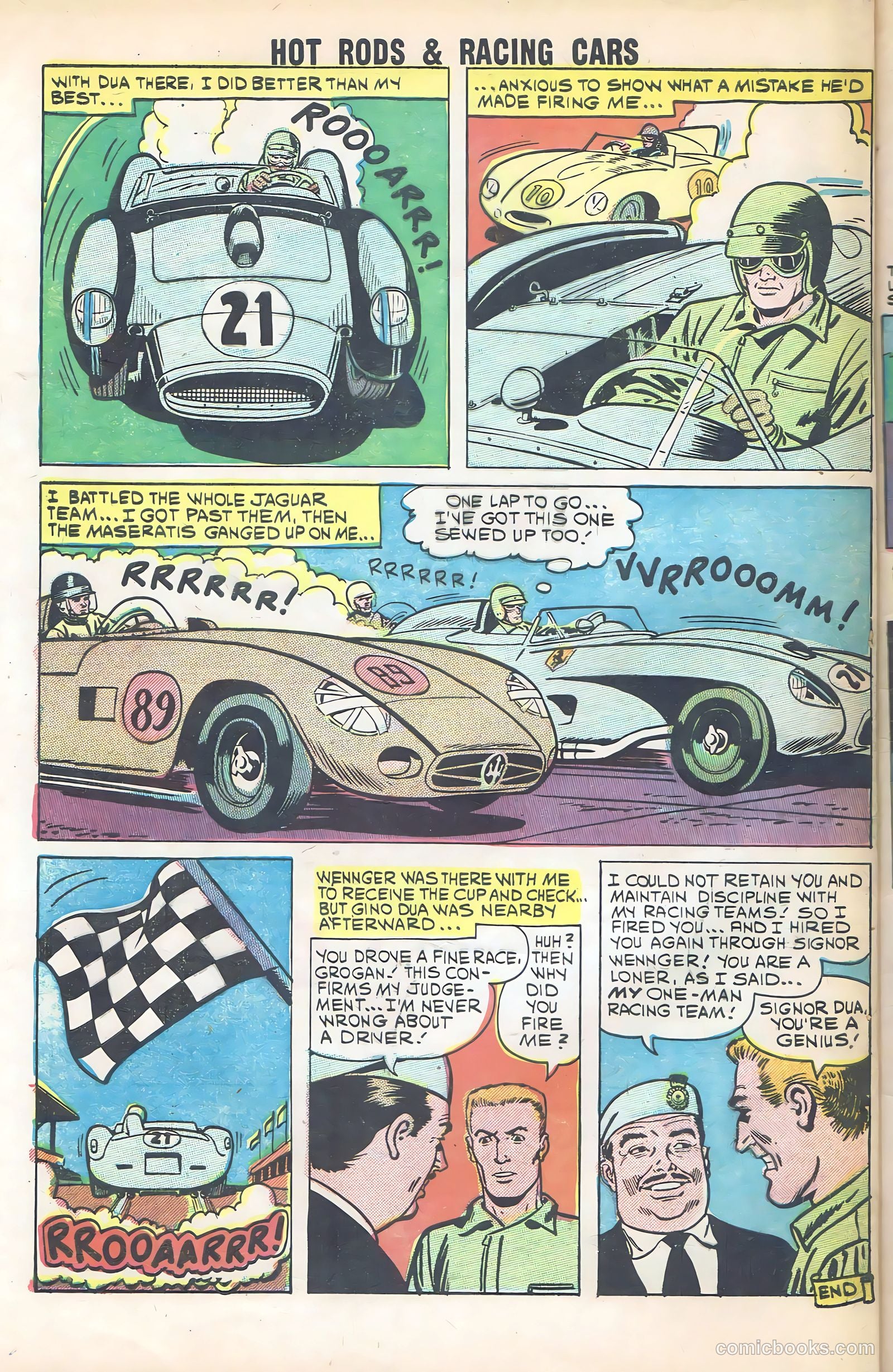 Hot Rods and Racing Cars #44 (1960) — page 32 of 36
