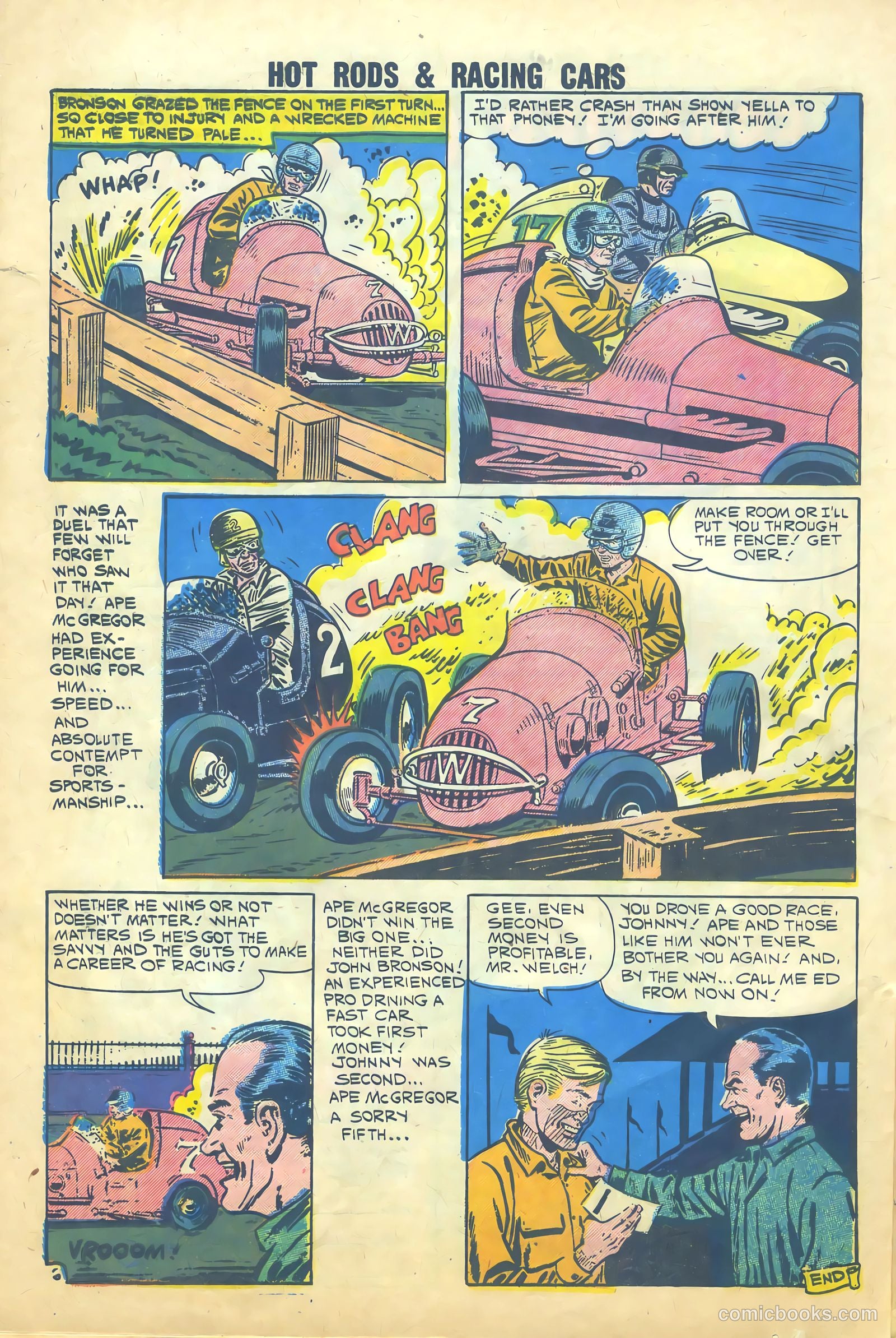 Hot Rods and Racing Cars #46 (1960) — page 32 of 36