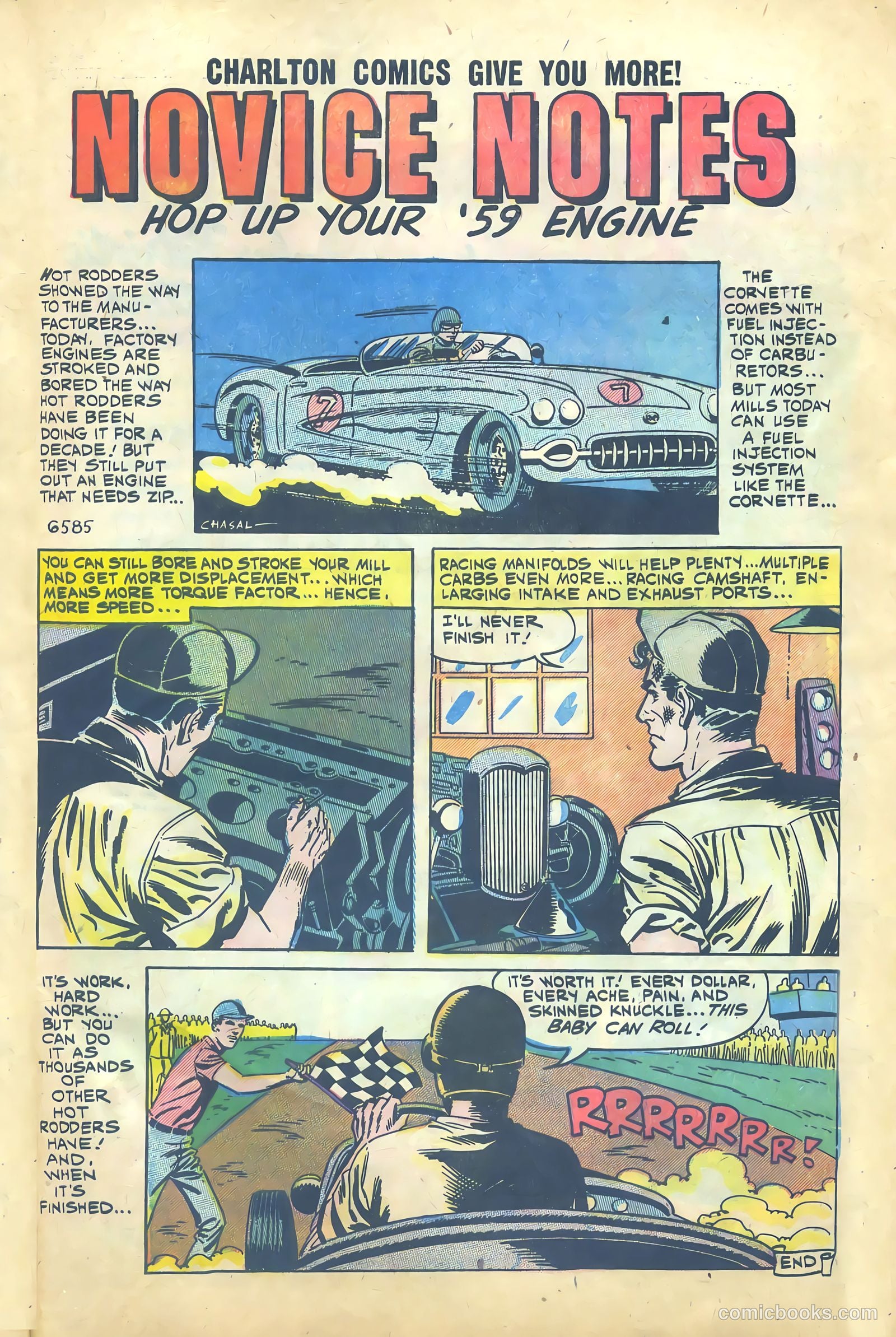 Hot Rods and Racing Cars #46 (1960) — page 33 of 36