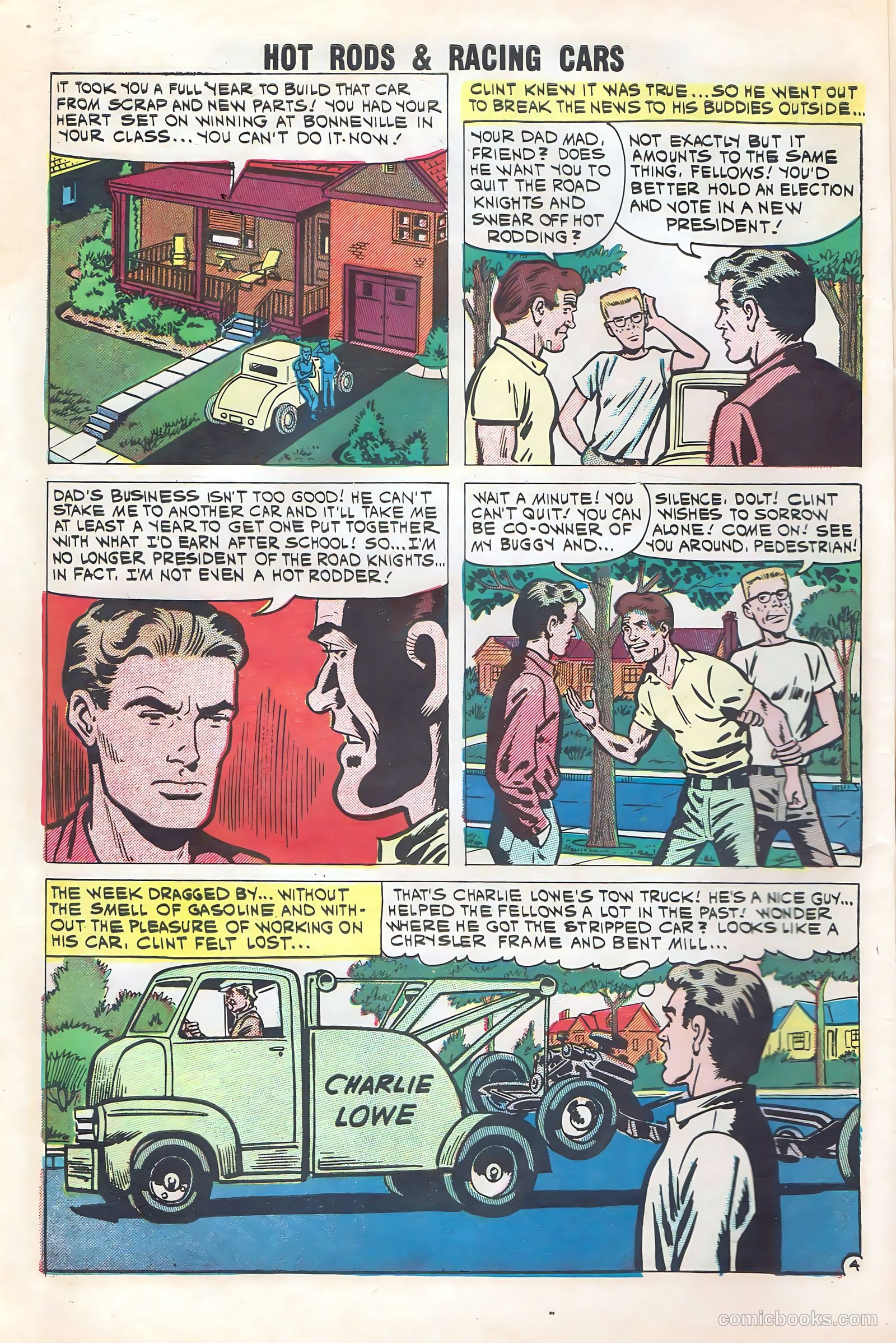Hot Rods and Racing Cars #49 (1960) — page 6 of 36