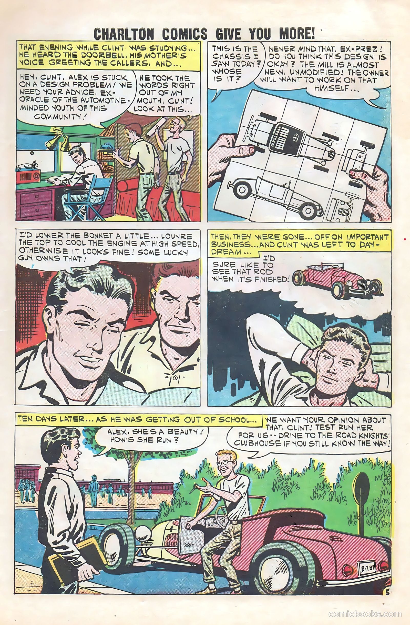Hot Rods and Racing Cars #49 (1960) — page 7 of 36