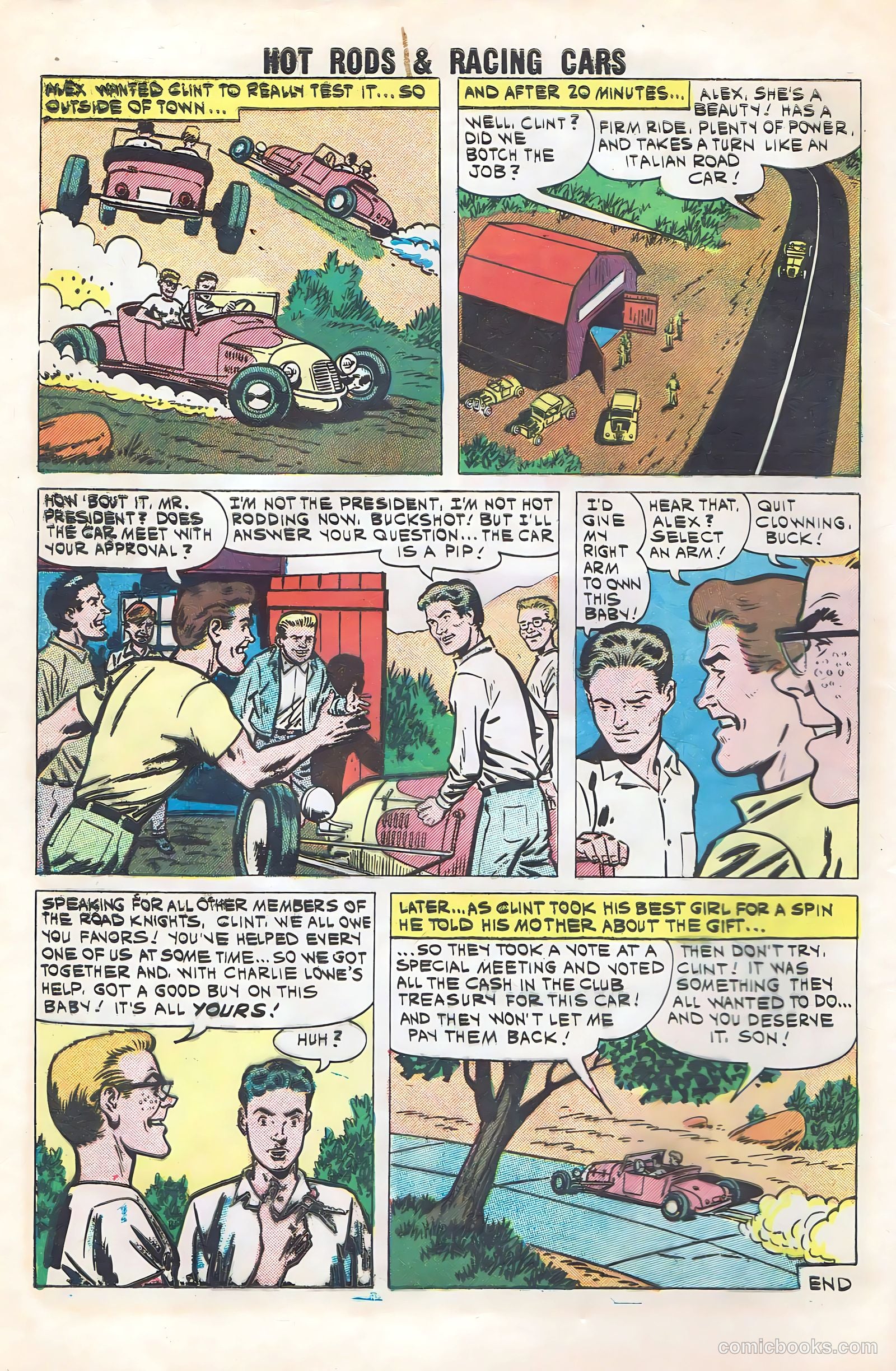 Hot Rods and Racing Cars #49 (1960) — page 8 of 36