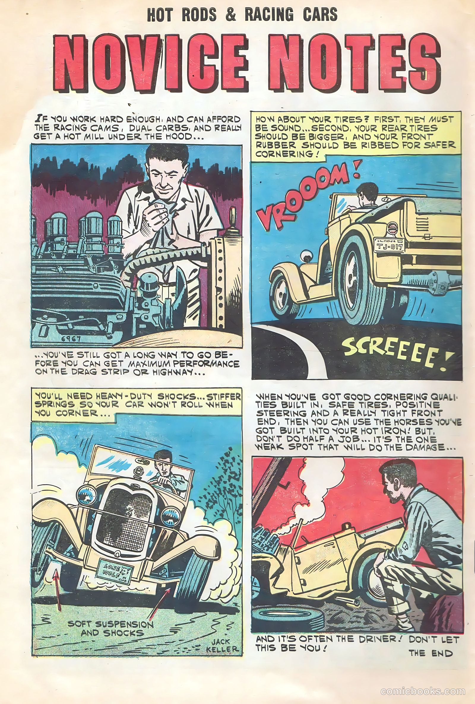 Hot Rods and Racing Cars #49 (1960) — page 34 of 36
