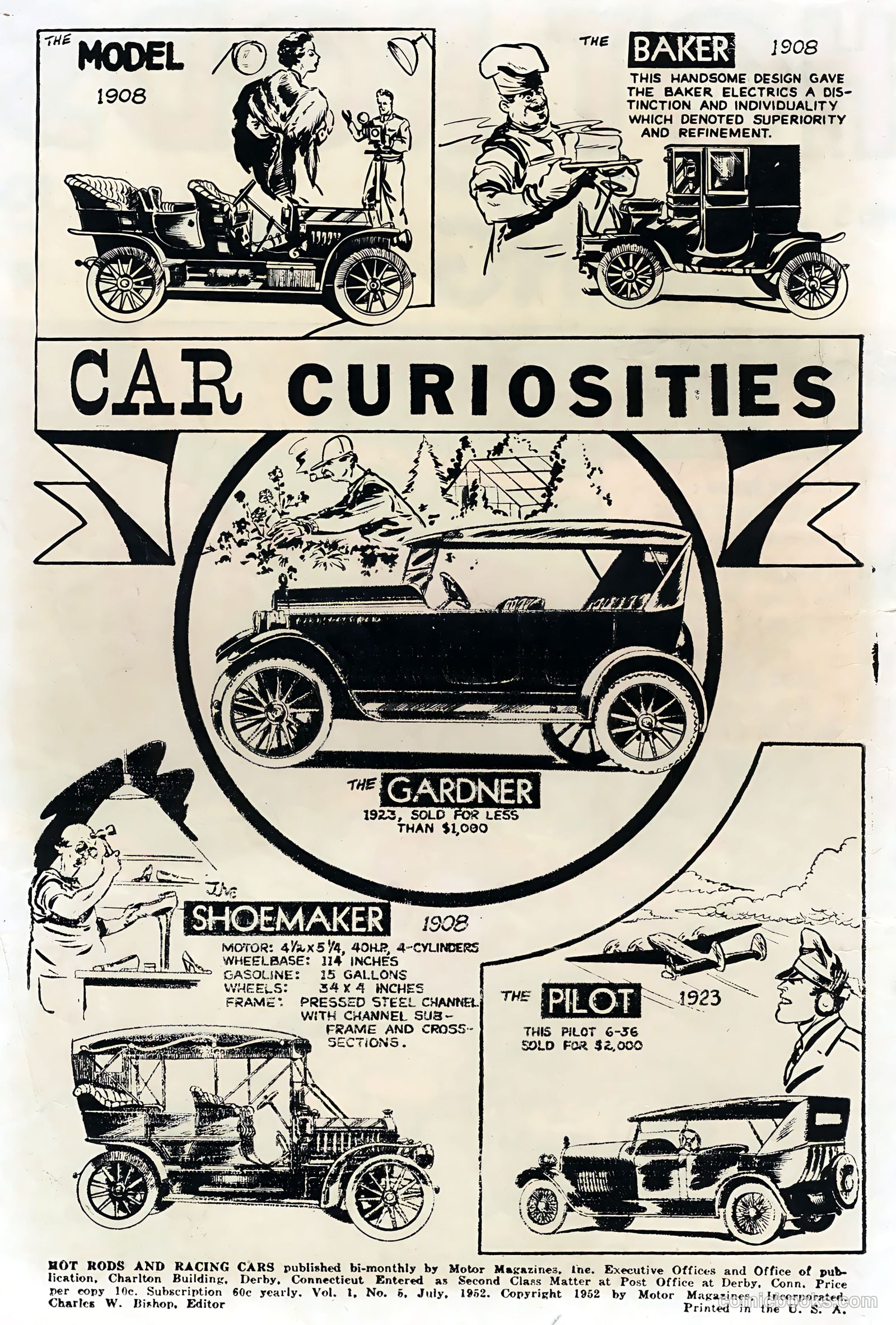 Hot Rods and Racing Cars #5 (1952) — page 2 of 36