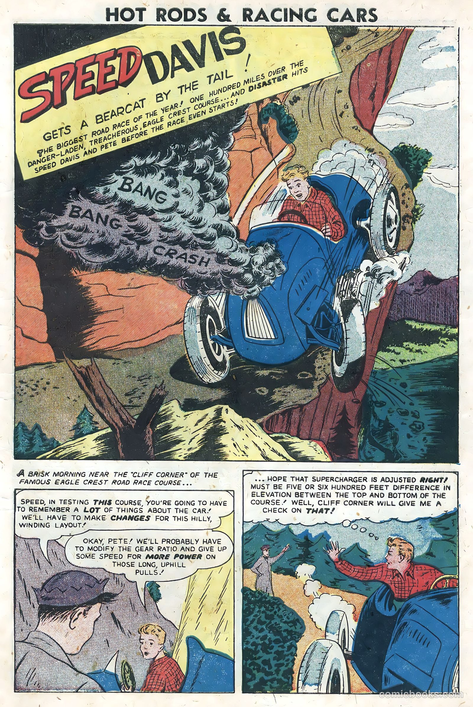 Hot Rods and Racing Cars #5 (1952) — page 3 of 36