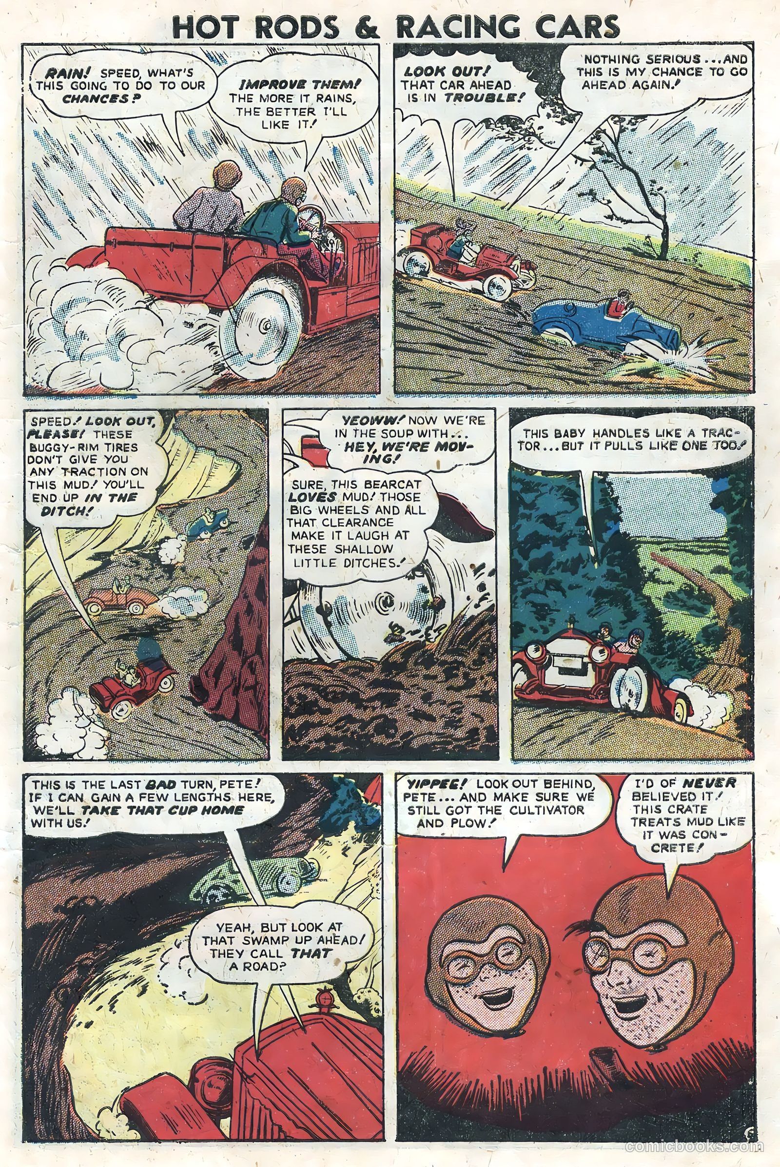 Hot Rods and Racing Cars #5 (1952) — page 7 of 36