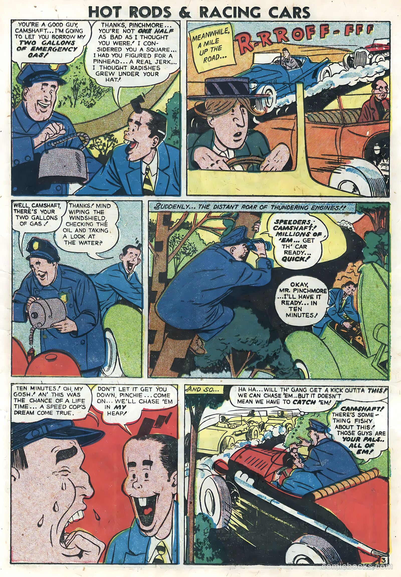 Hot Rods and Racing Cars #5 (1952) — page 11 of 36
