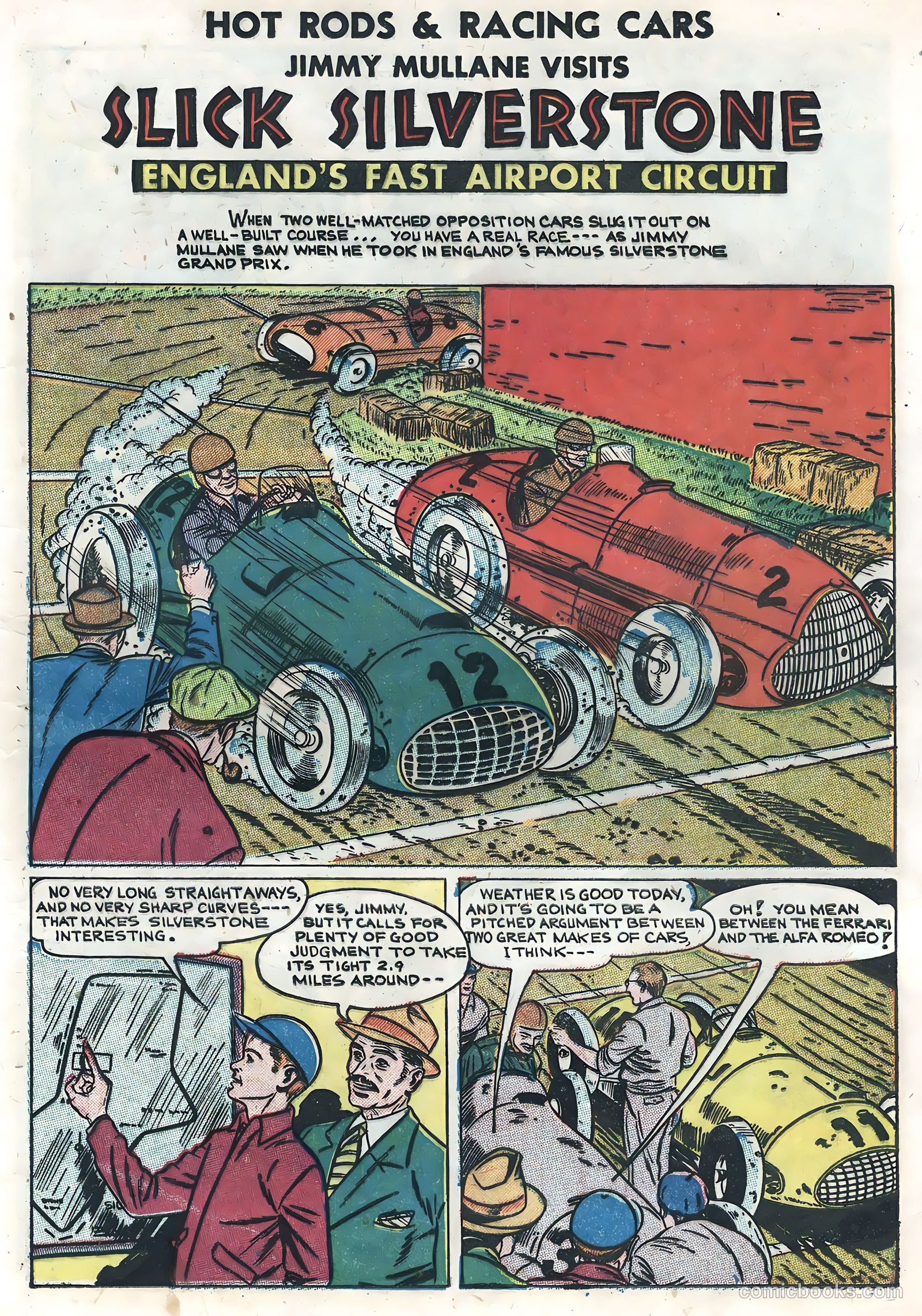 Hot Rods and Racing Cars #5 (1952) — page 13 of 36