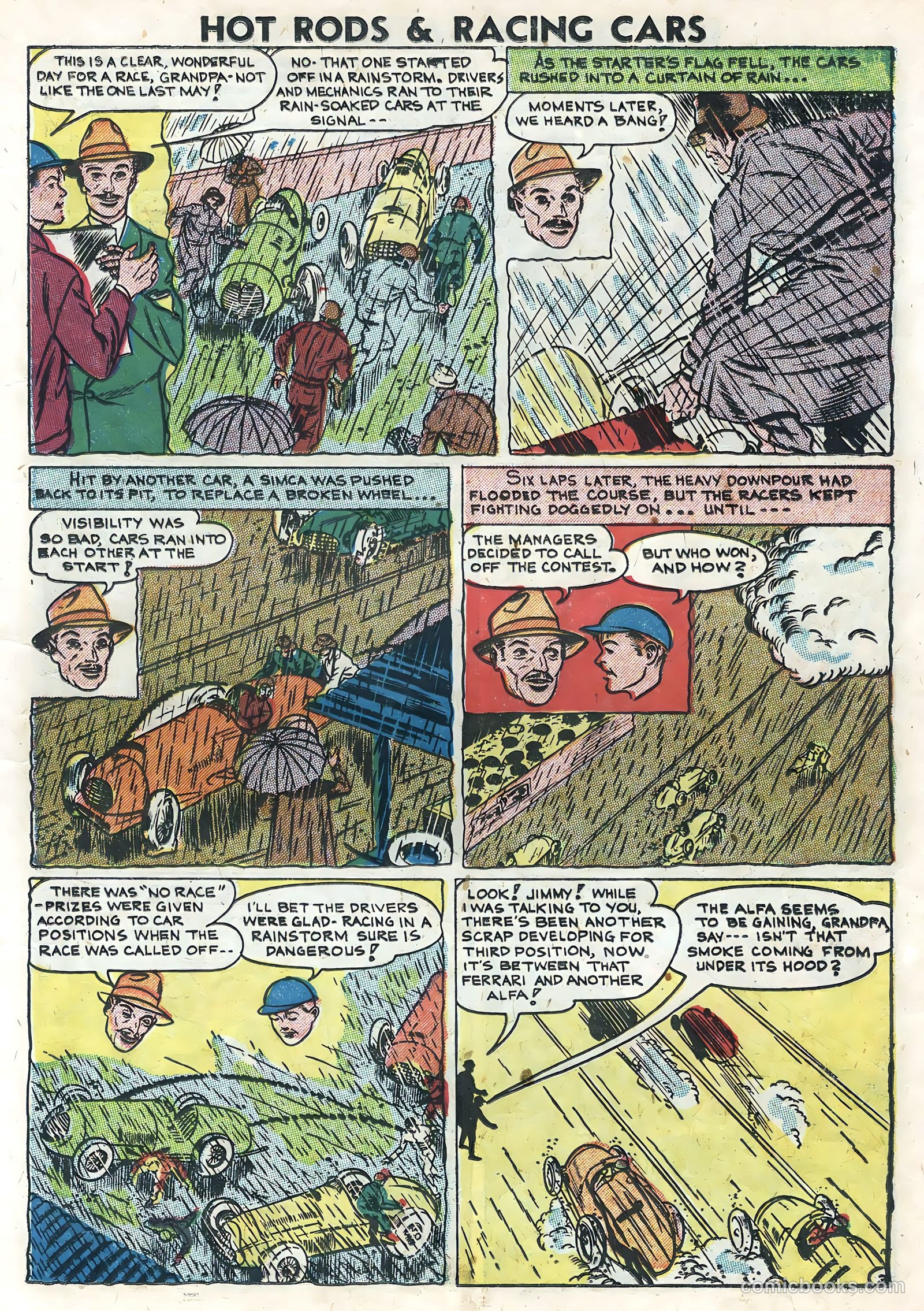 Hot Rods and Racing Cars #5 (1952) — page 15 of 36