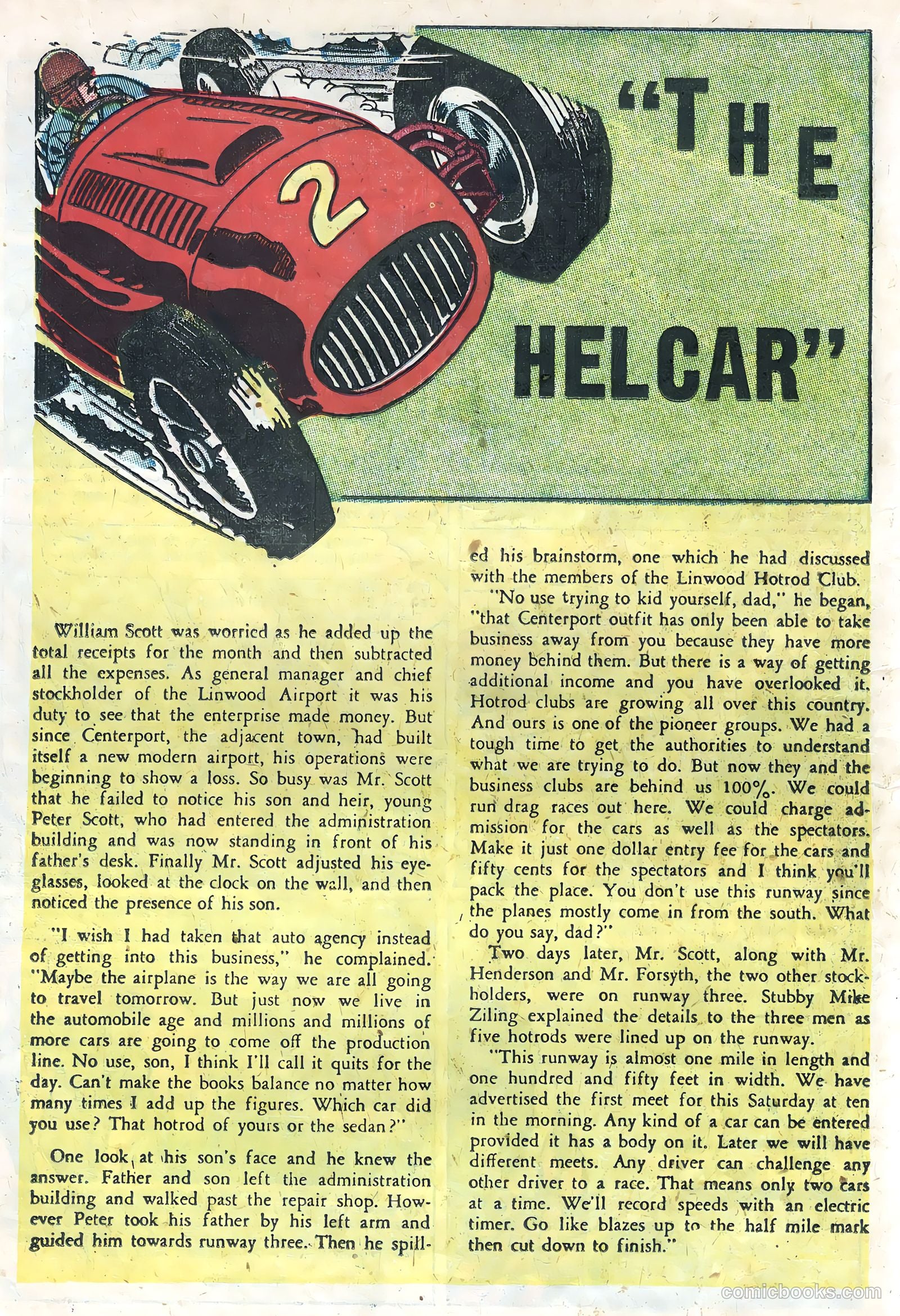 Hot Rods and Racing Cars #5 (1952) — page 18 of 36