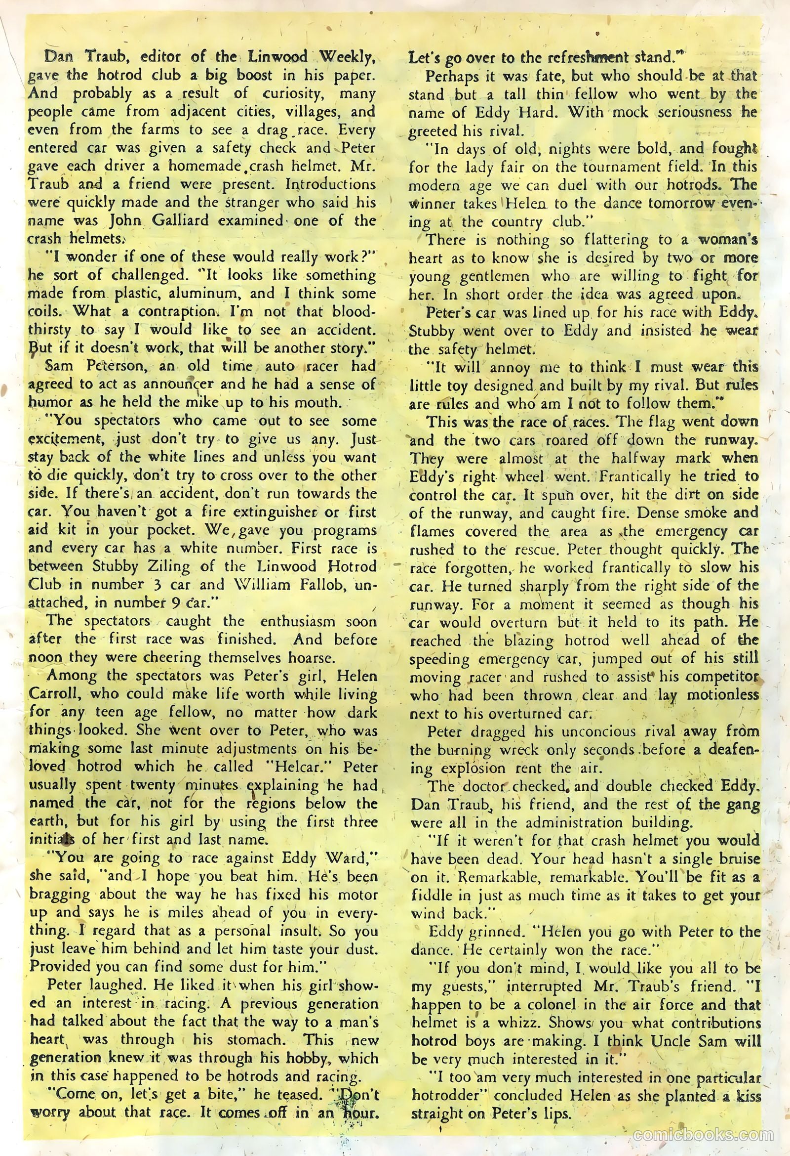 Hot Rods and Racing Cars #5 (1952) — page 19 of 36