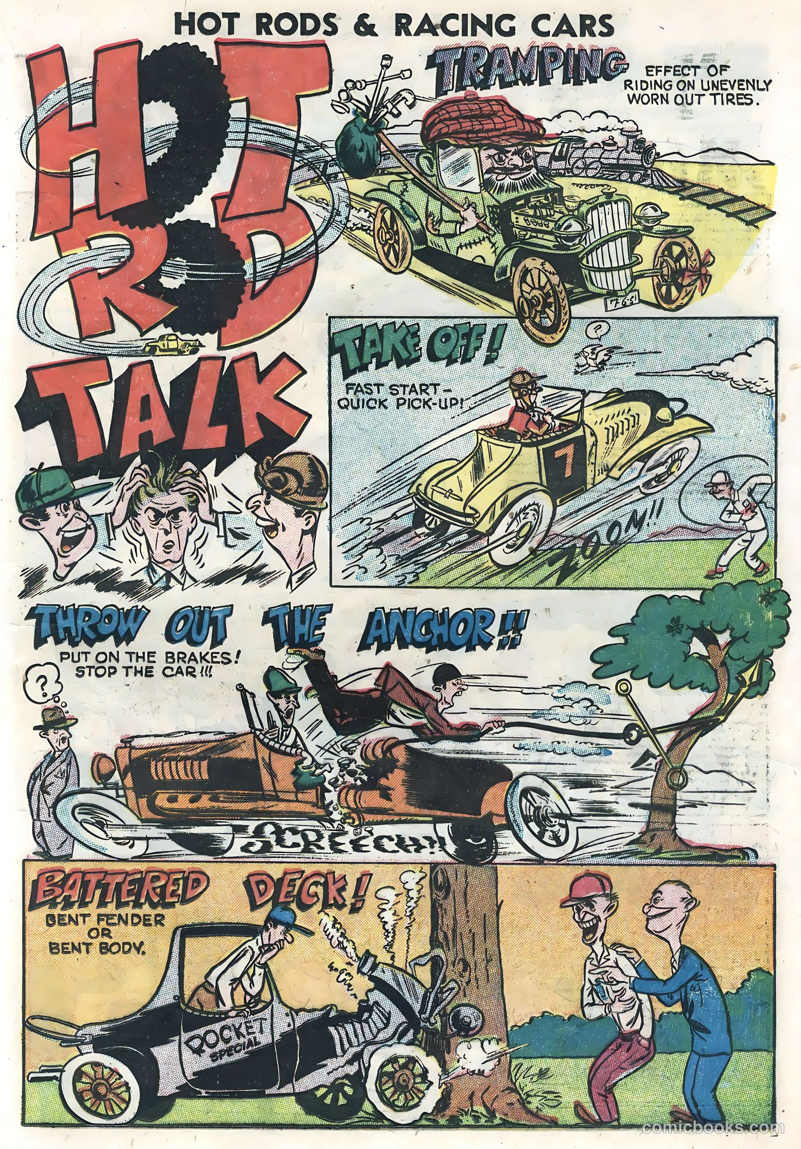 Hot Rods and Racing Cars #5 (1952) — page 21 of 36