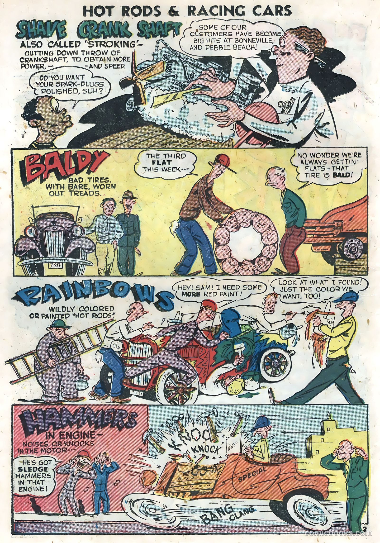 Hot Rods and Racing Cars #5 (1952) — page 22 of 36