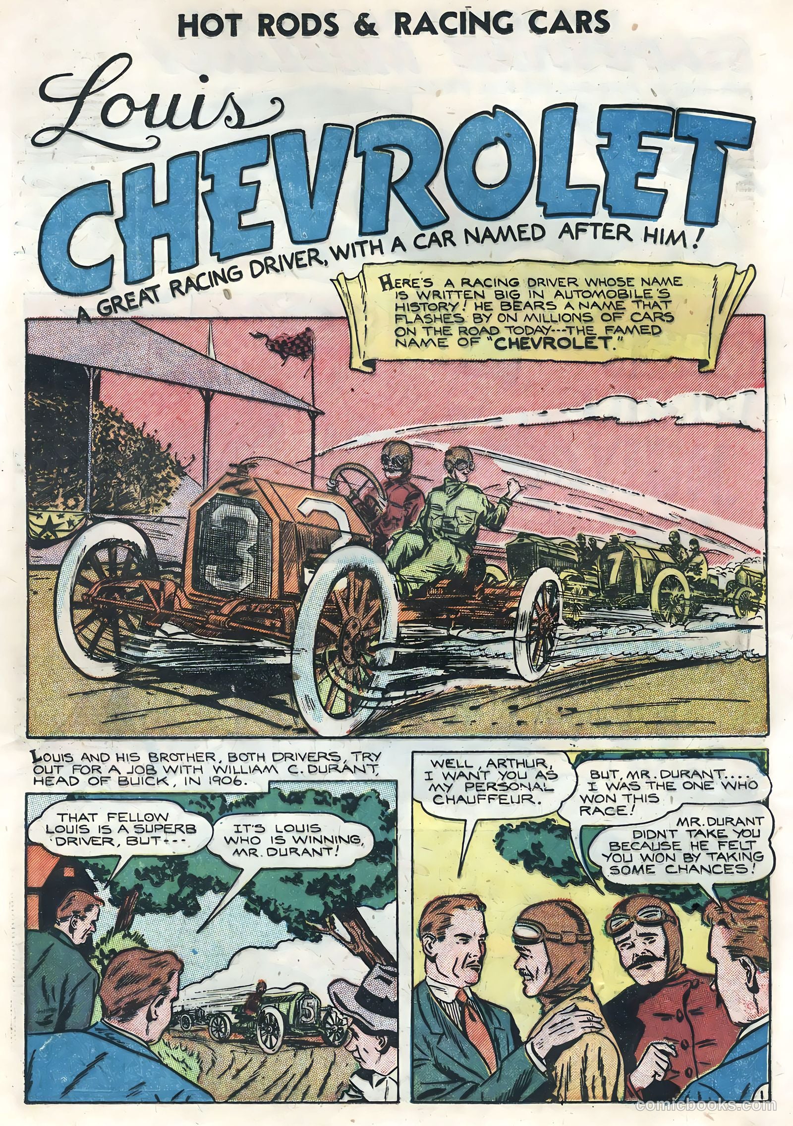 Hot Rods and Racing Cars #5 (1952) — page 24 of 36