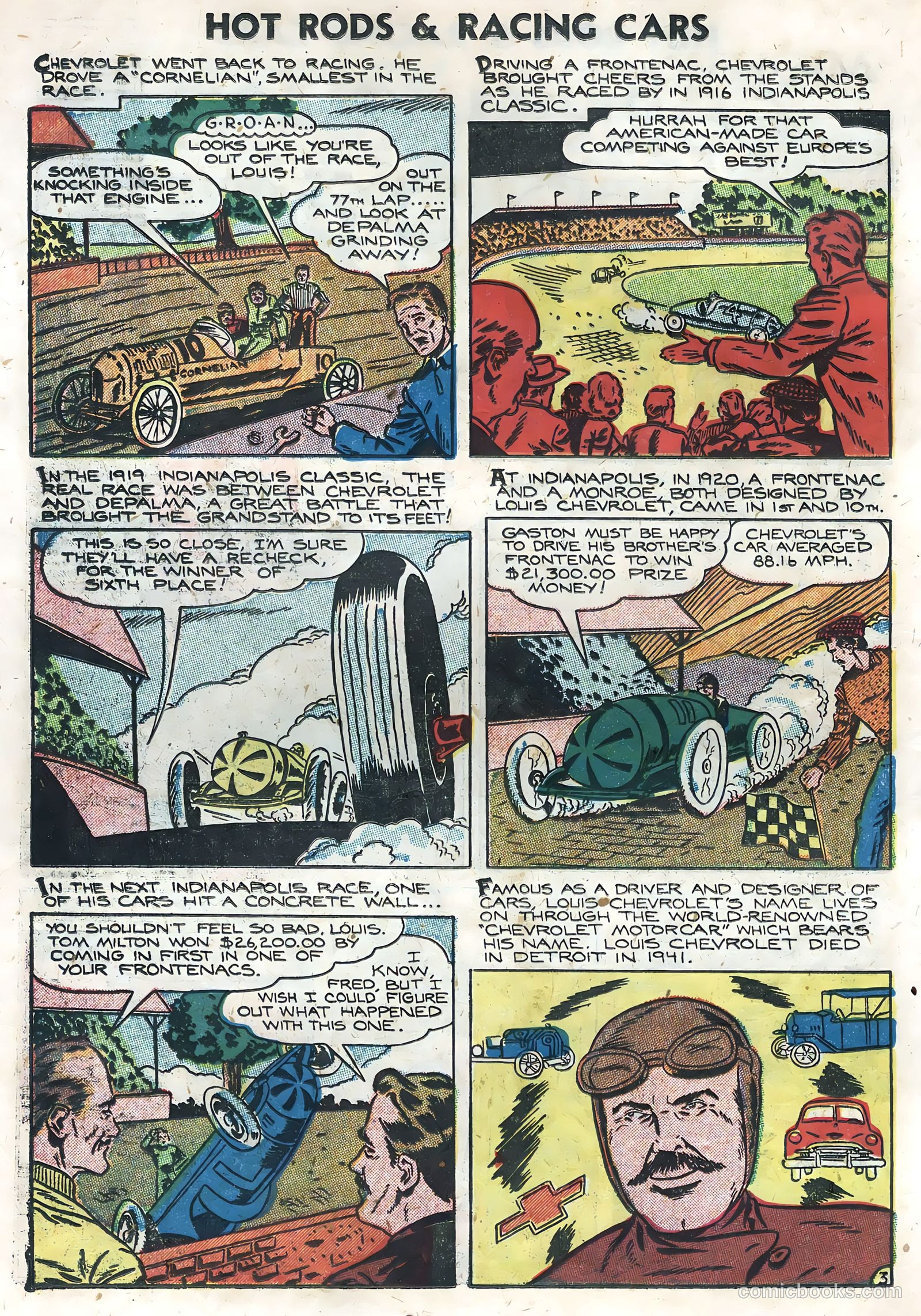 Hot Rods and Racing Cars #5 (1952) — page 26 of 36