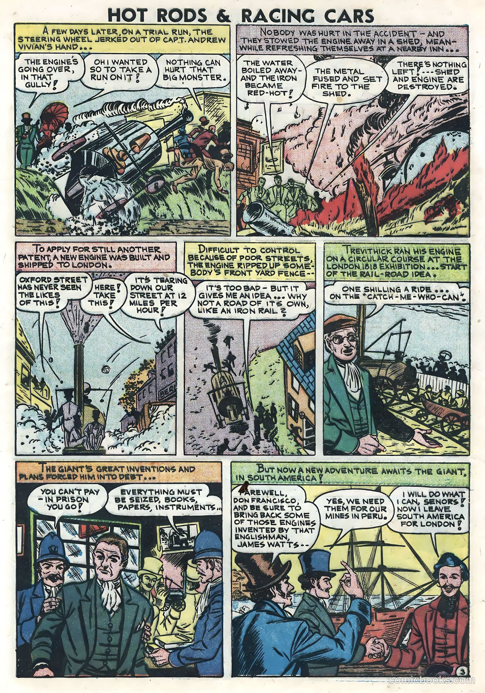 Hot Rods and Racing Cars #5 (1952) — page 29 of 36