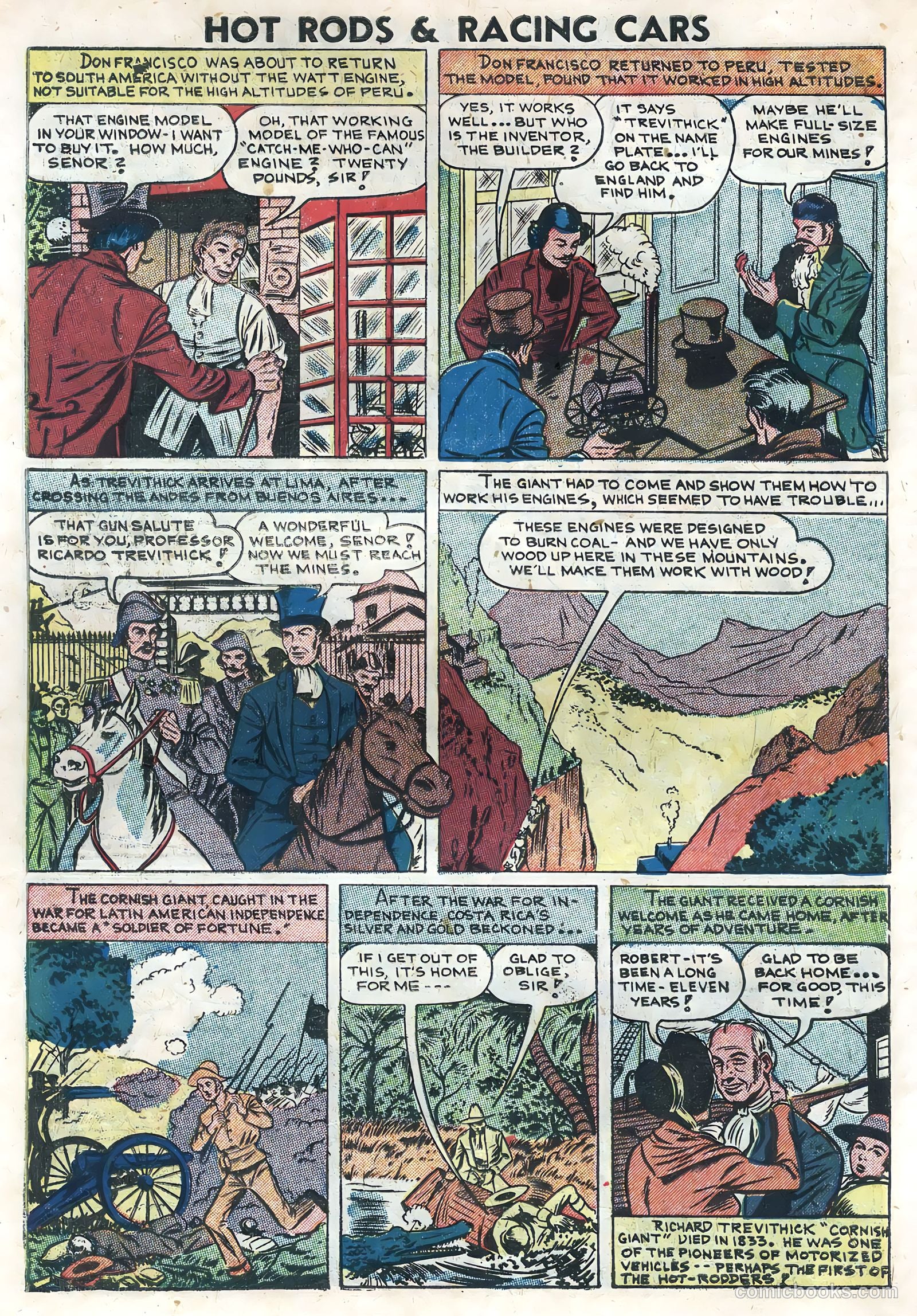 Hot Rods and Racing Cars #5 (1952) — page 30 of 36