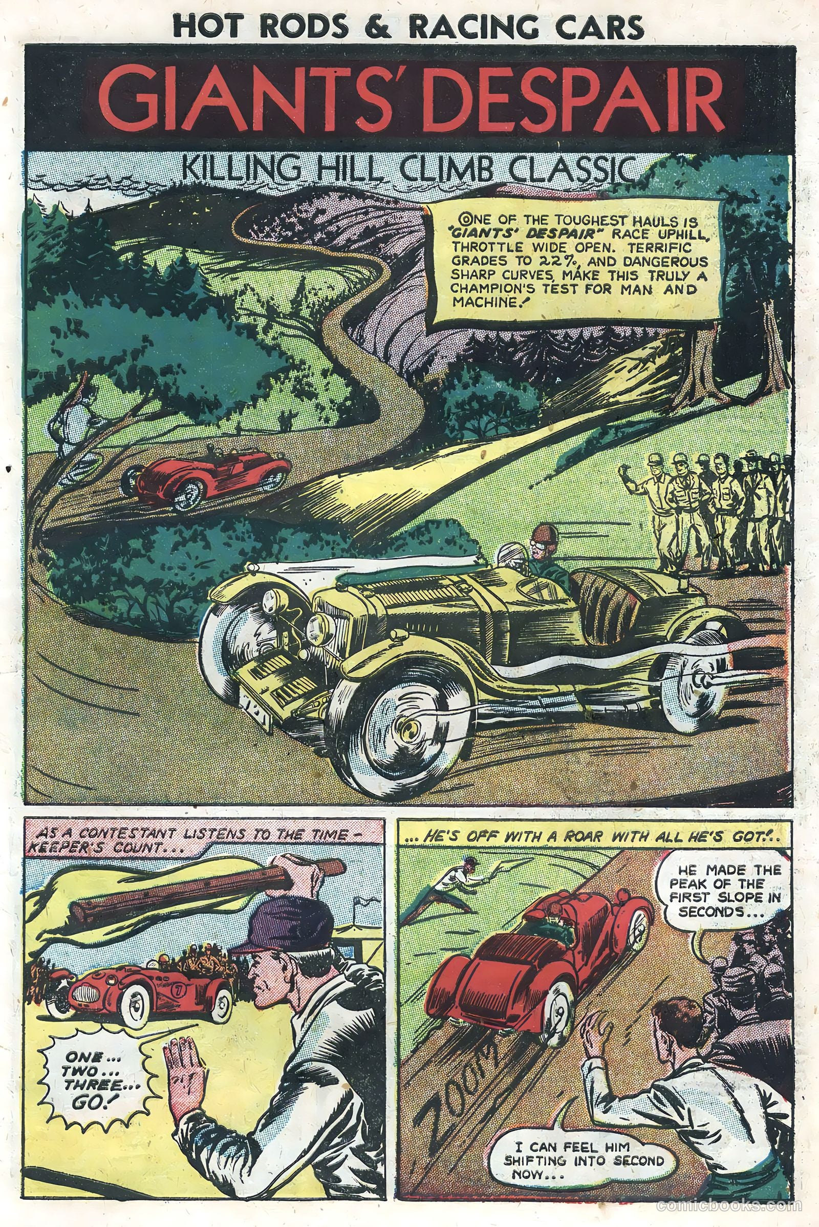 Hot Rods and Racing Cars #5 (1952) — page 31 of 36