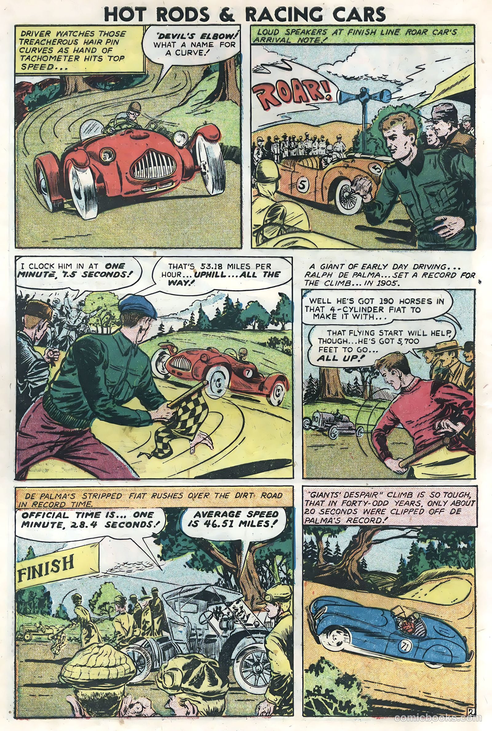 Hot Rods and Racing Cars #5 (1952) — page 32 of 36