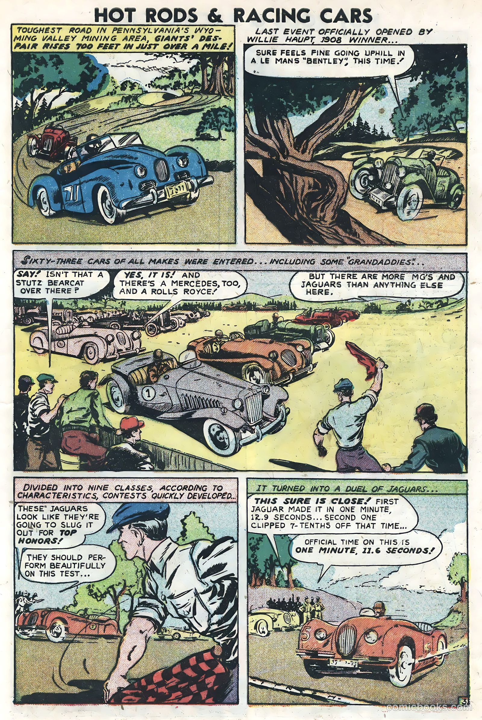 Hot Rods and Racing Cars #5 (1952) — page 33 of 36