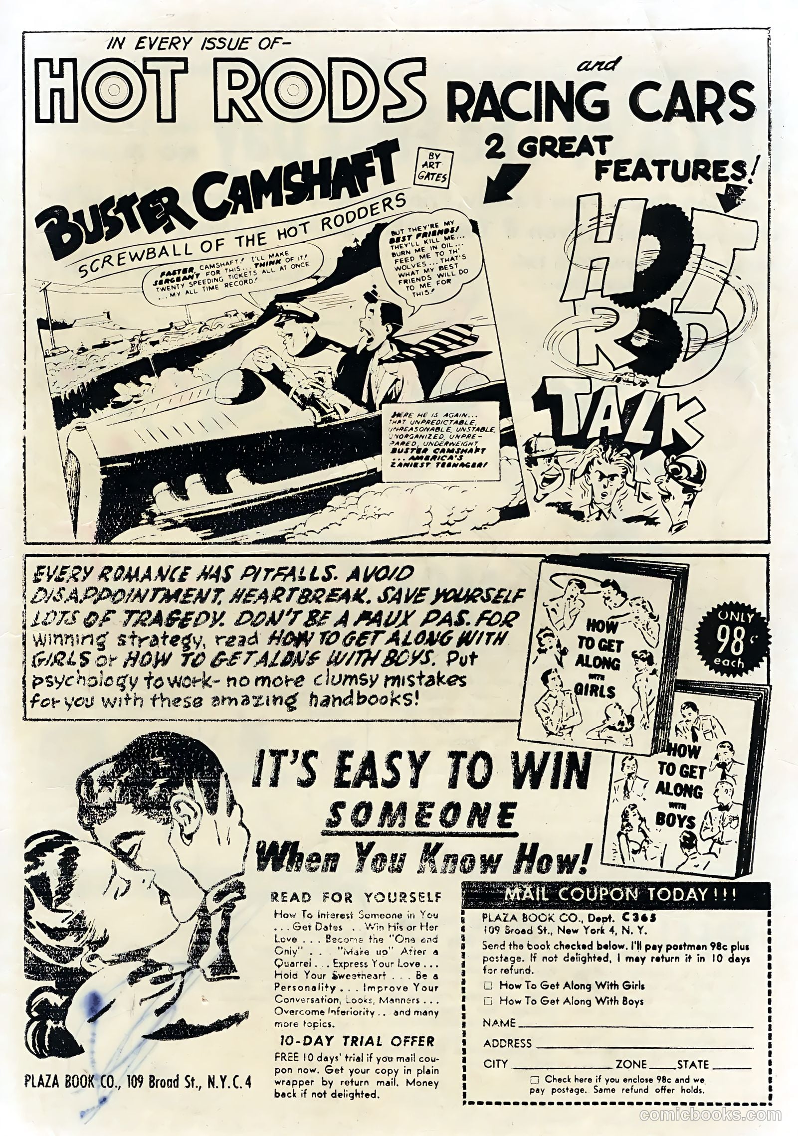 Hot Rods and Racing Cars #5 (1952) — page 35 of 36