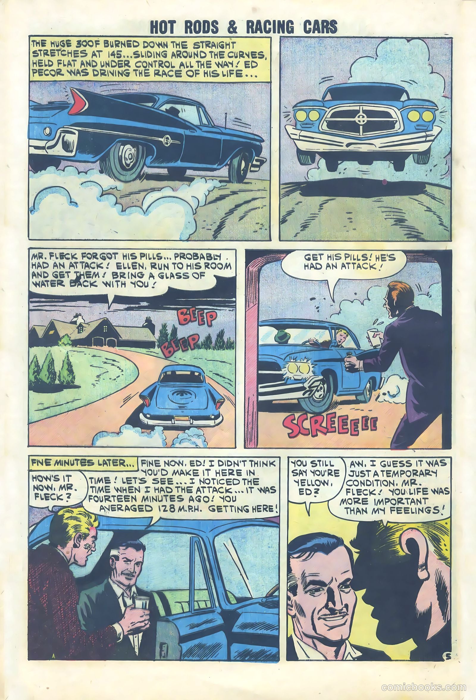 Hot Rods and Racing Cars #50 (1961) — page 8 of 37