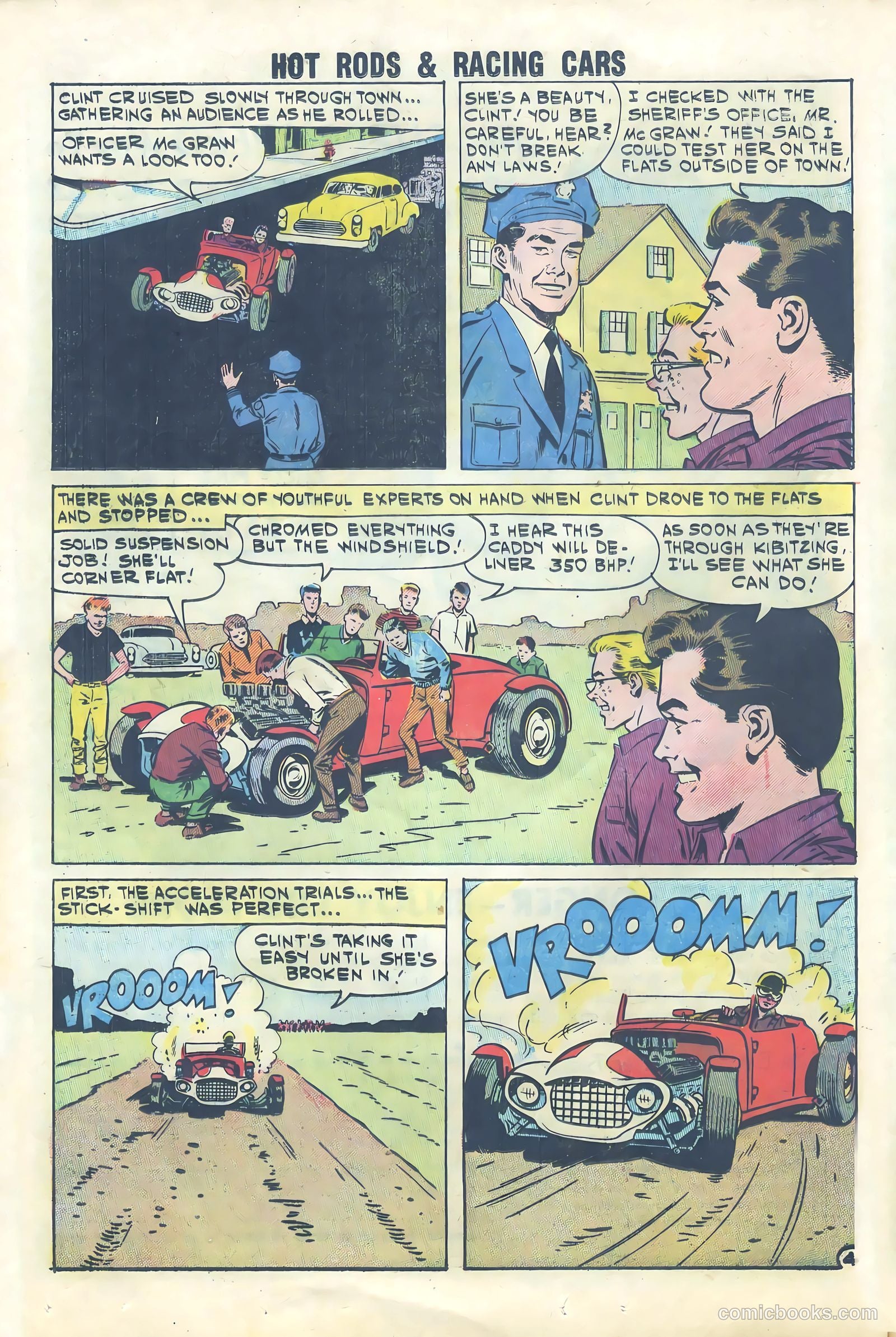 Hot Rods and Racing Cars #50 (1961) — page 16 of 37
