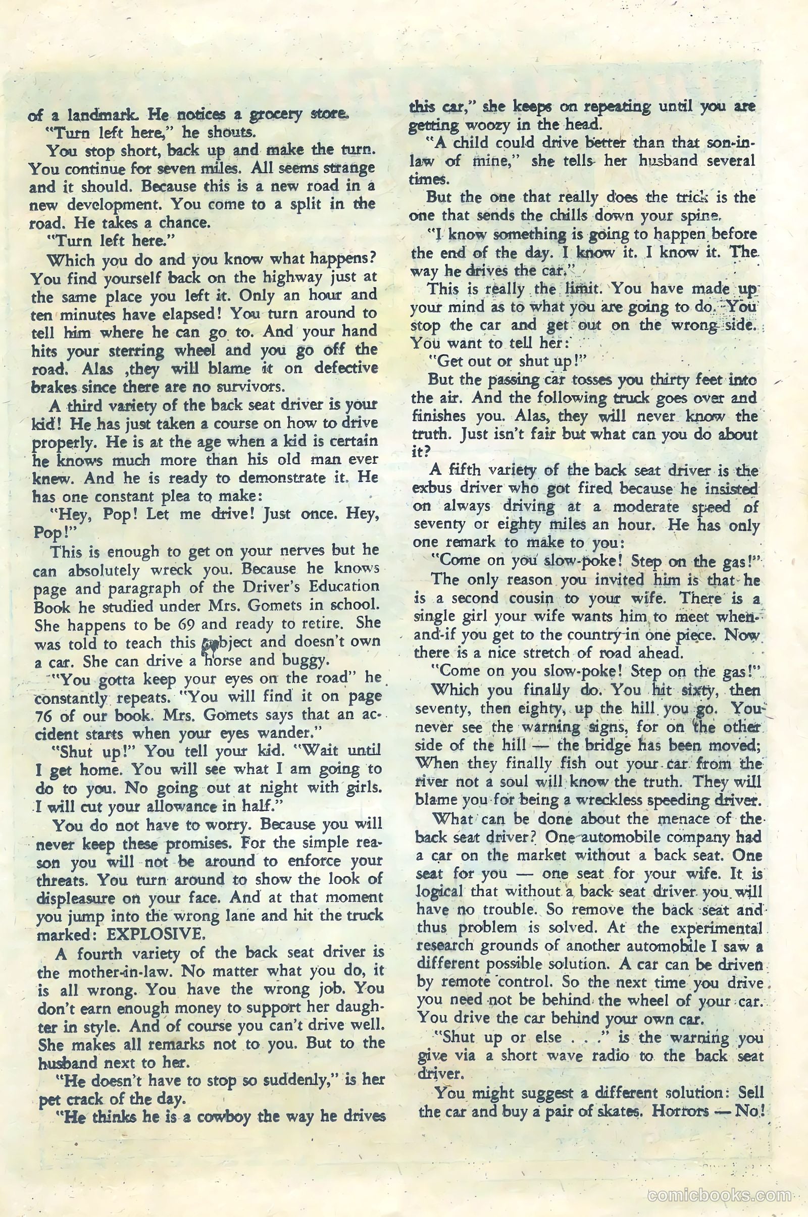 Hot Rods and Racing Cars #50 (1961) — page 21 of 37