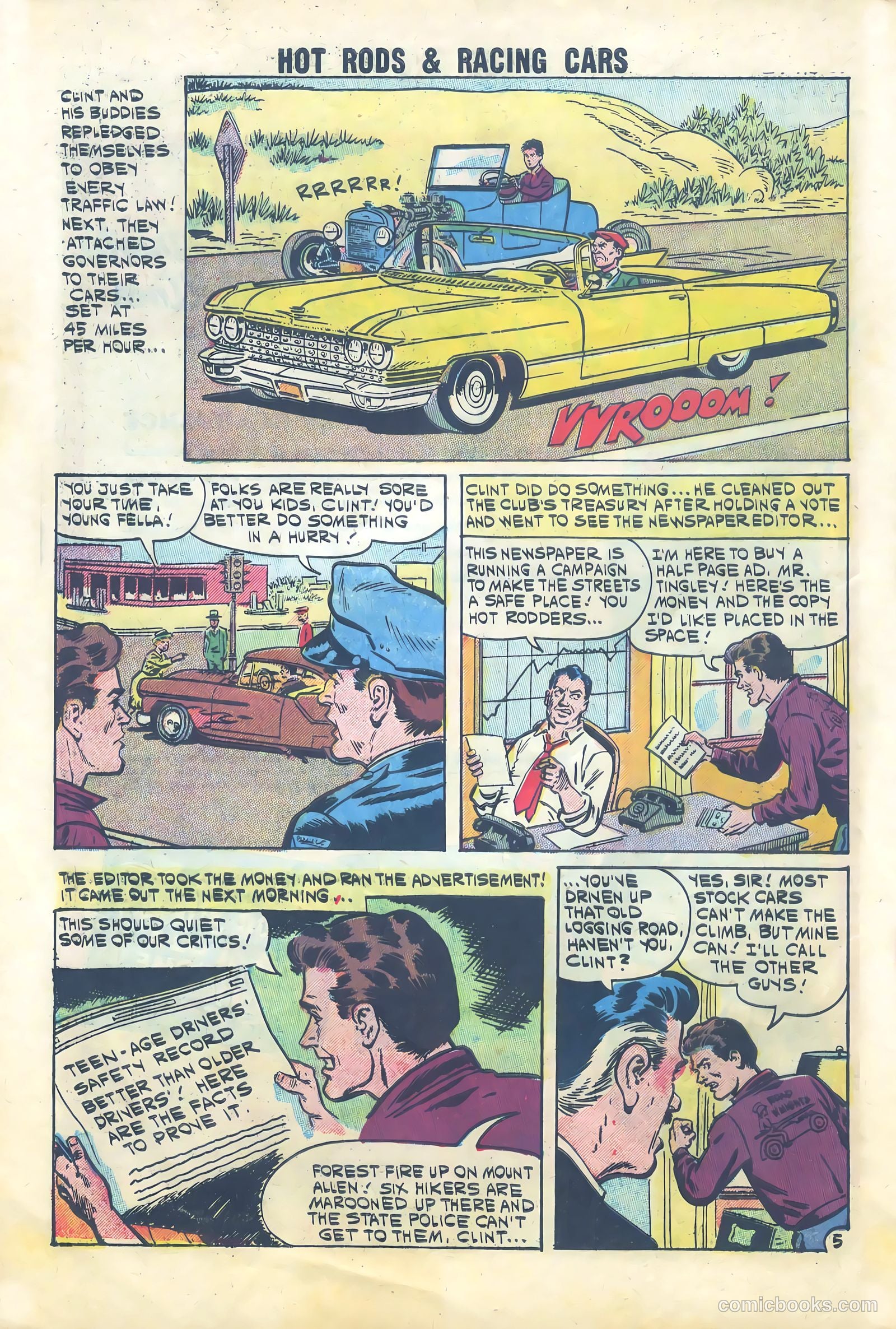 Hot Rods and Racing Cars #50 (1961) — page 32 of 37