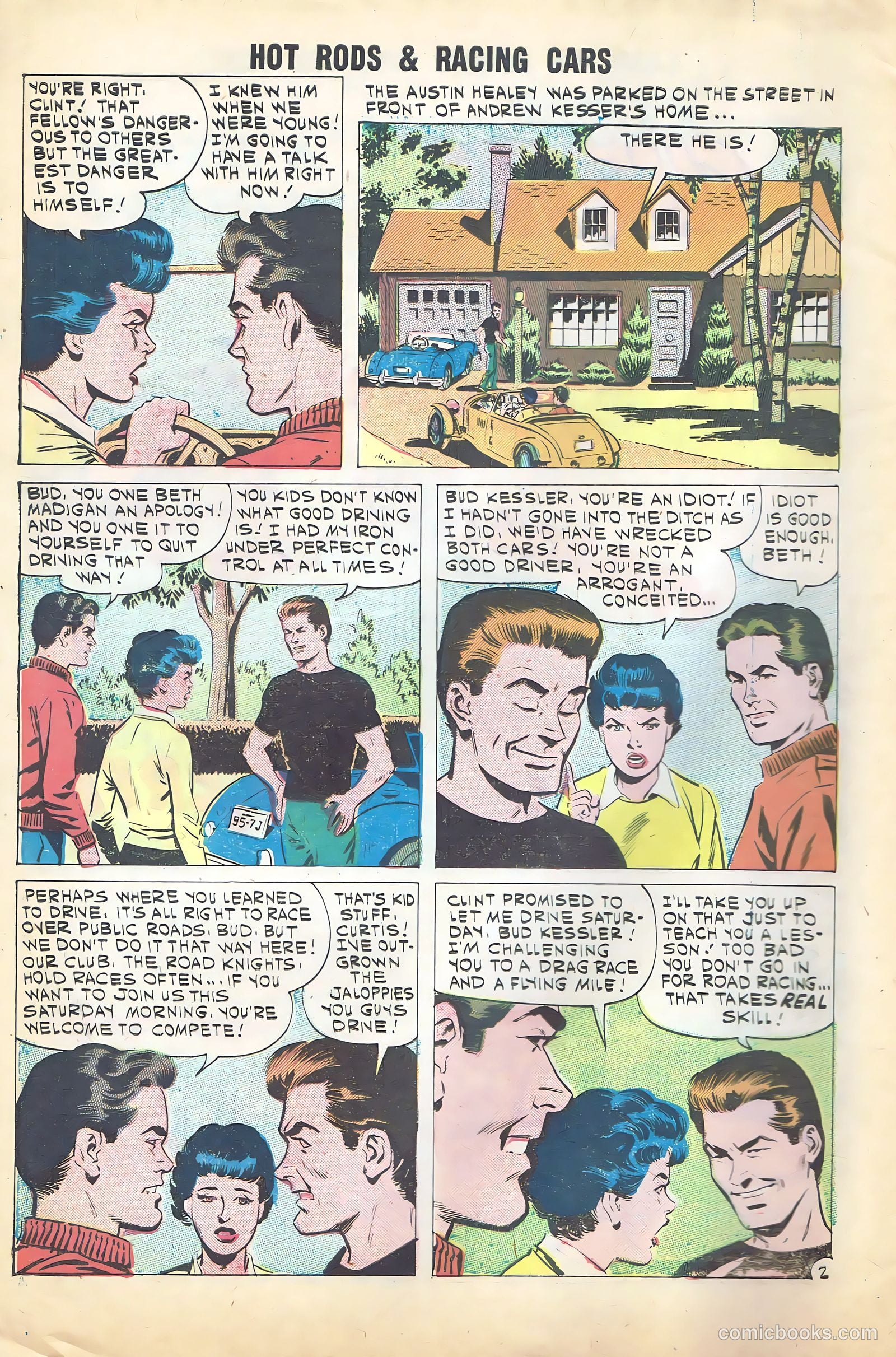 Hot Rods and Racing Cars #51 (1961) — page 4 of 36
