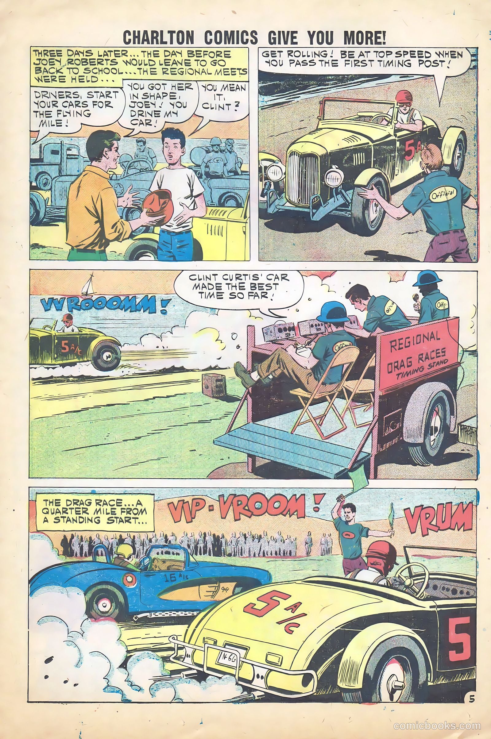 Hot Rods and Racing Cars #51 (1961) — page 17 of 36