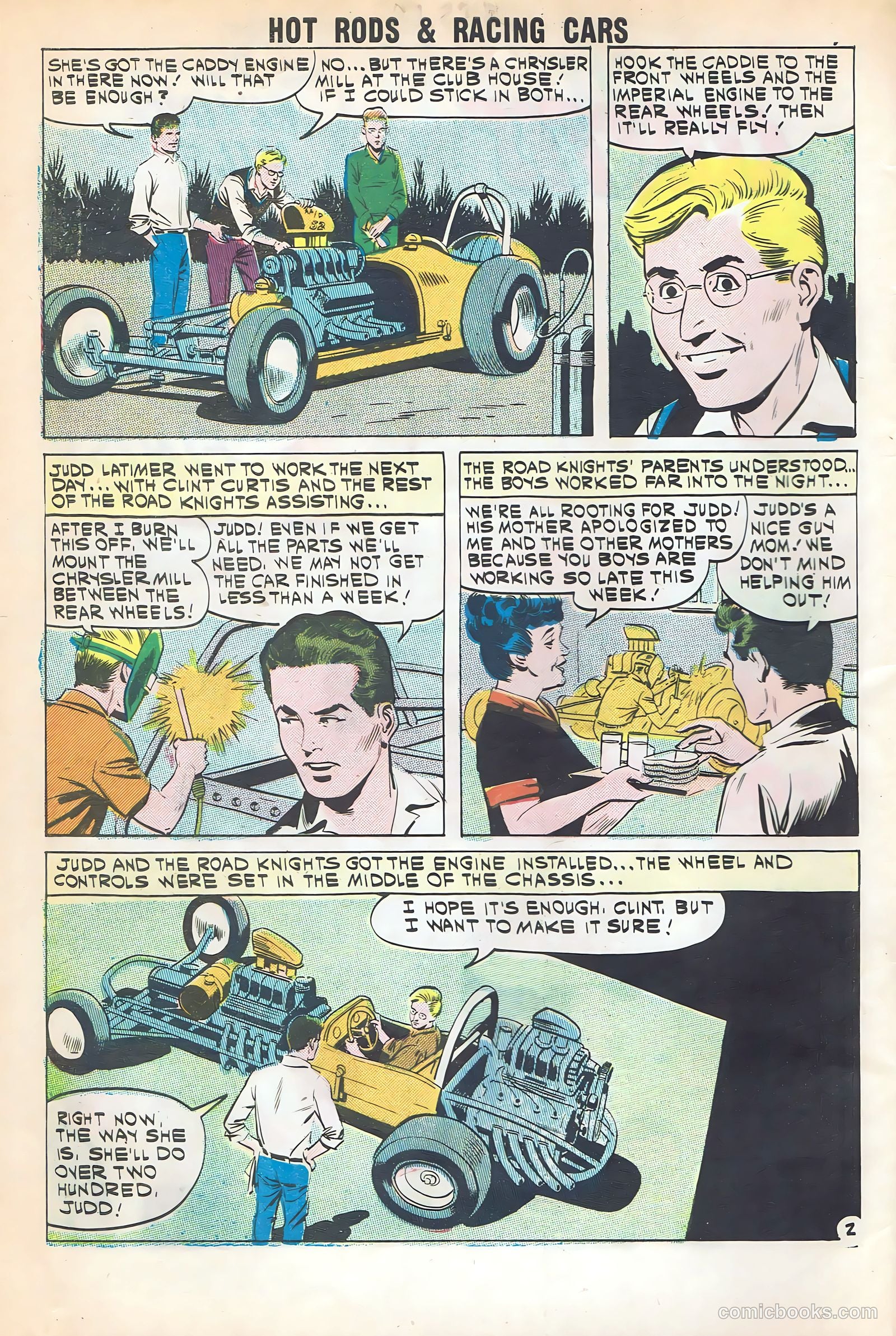 Hot Rods and Racing Cars #52 (1961) — page 4 of 36