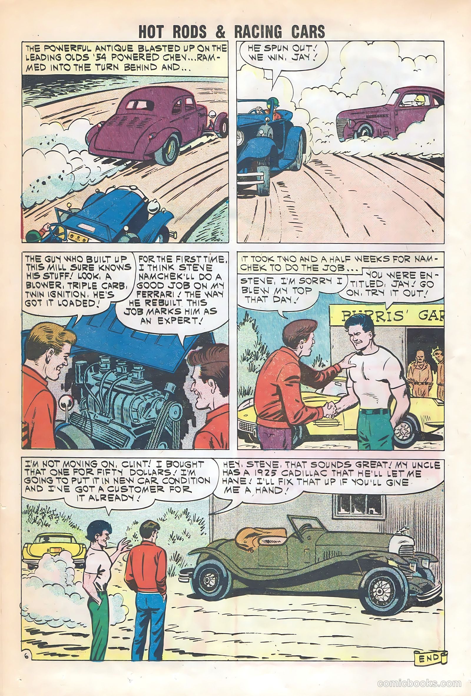 Hot Rods and Racing Cars #52 (1961) — page 16 of 36