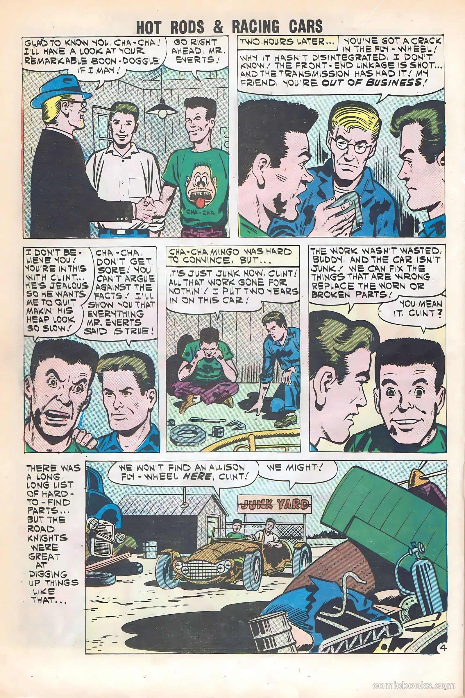 Hot Rods and Racing Cars #52 (1961) — page 20 of 36