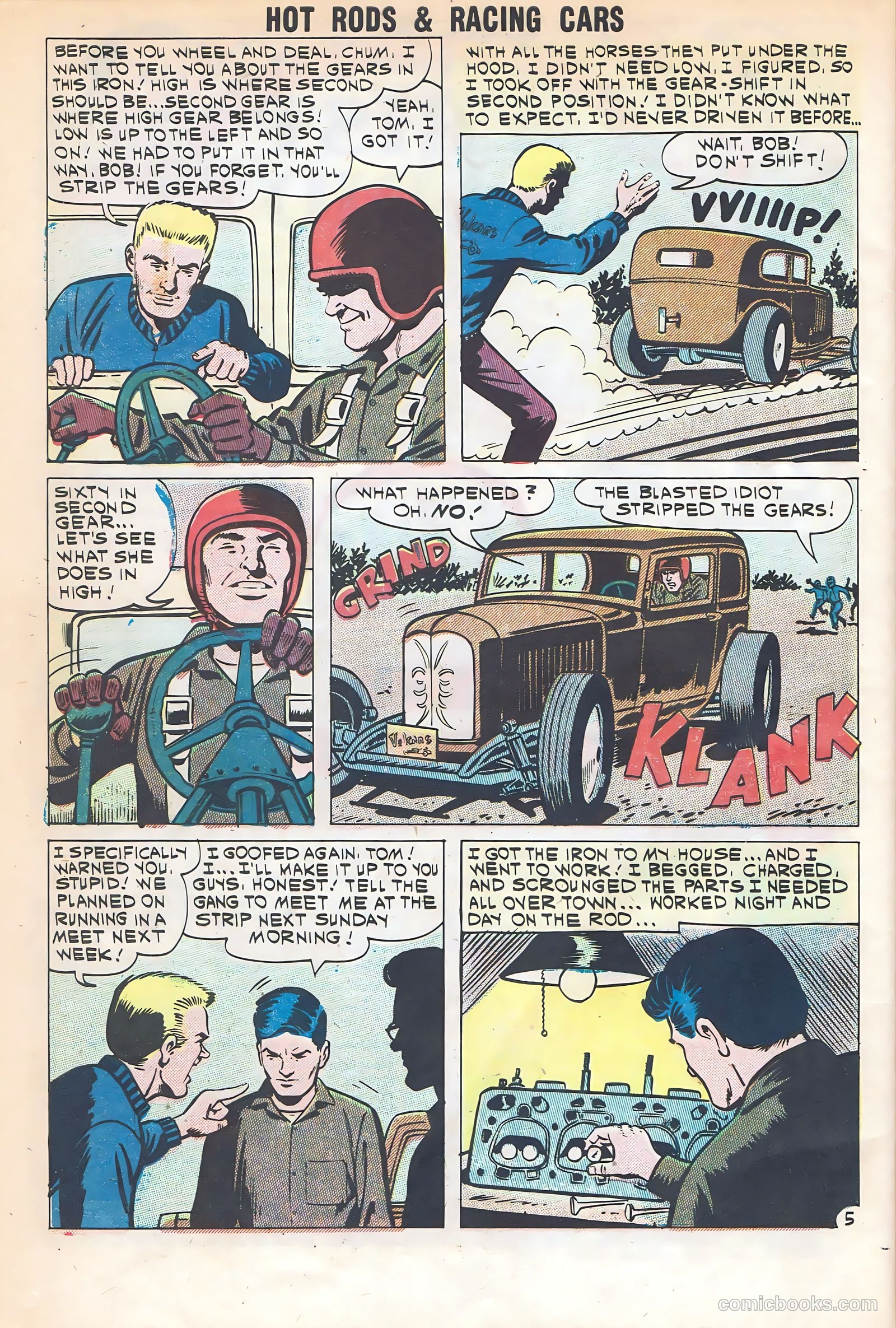 Hot Rods and Racing Cars #52 (1961) — page 32 of 36