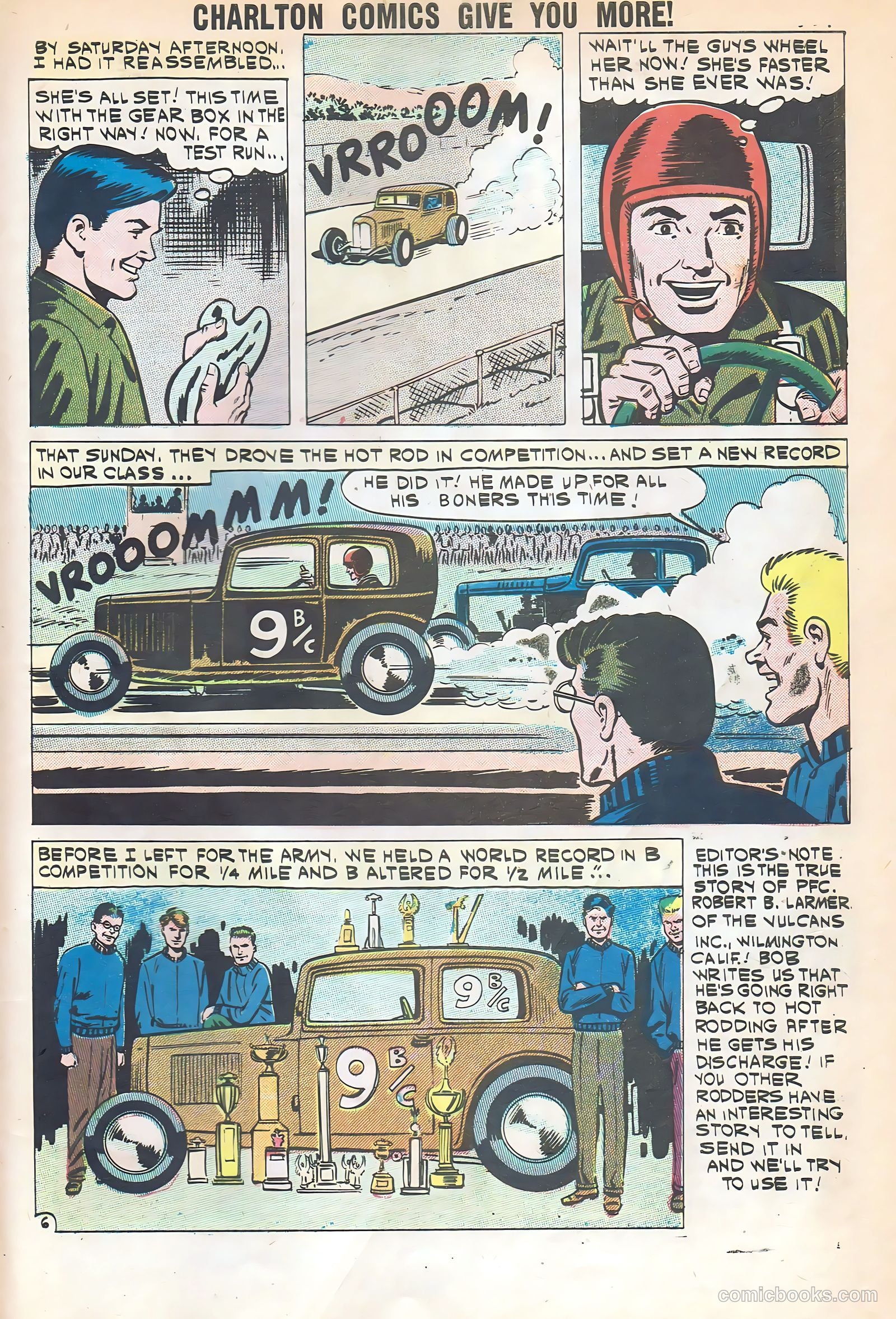 Hot Rods and Racing Cars #52 (1961) — page 33 of 36
