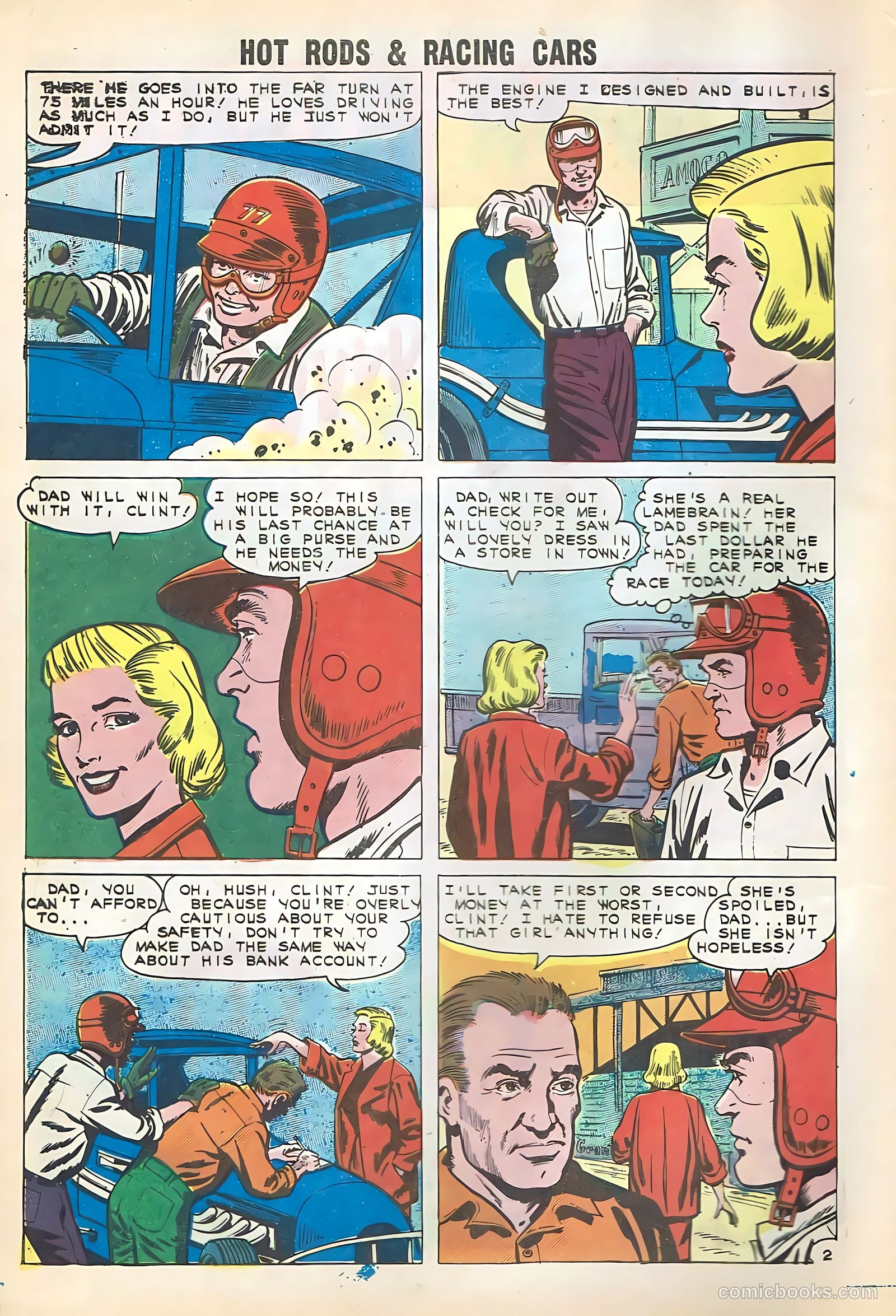 Hot Rods and Racing Cars #54 (1961) — page 4 of 36