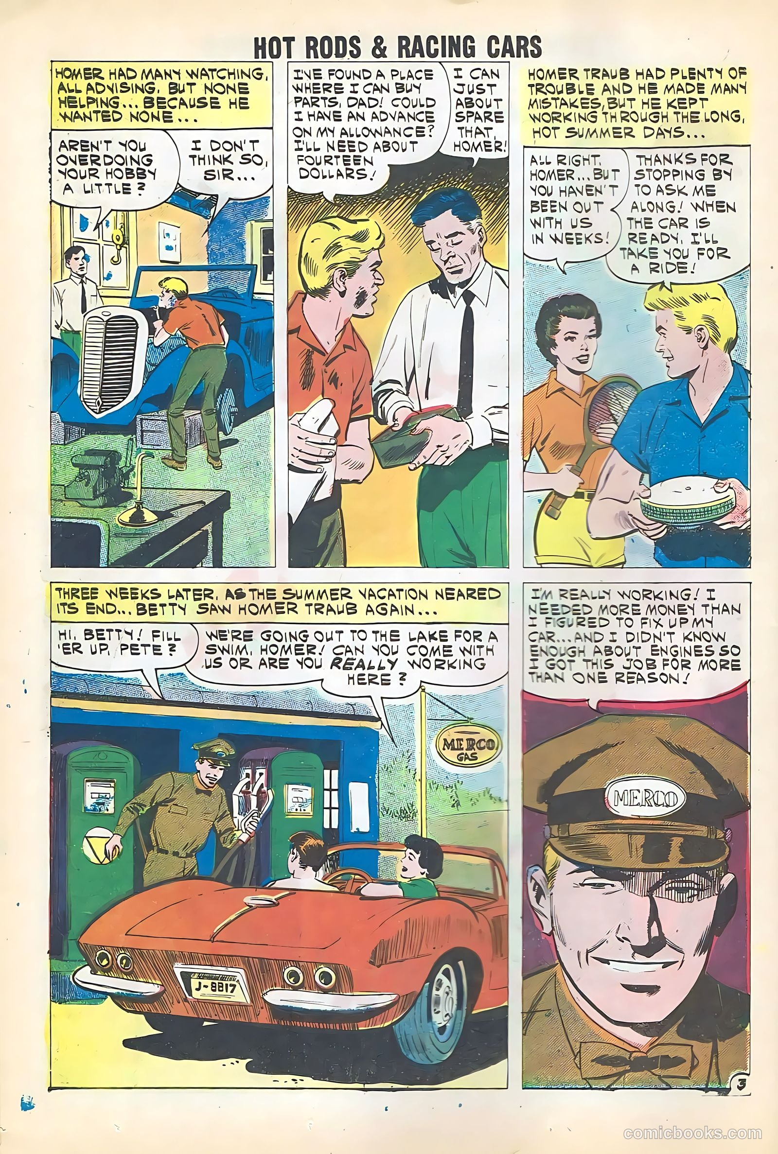 Hot Rods and Racing Cars #54 (1961) — page 12 of 36