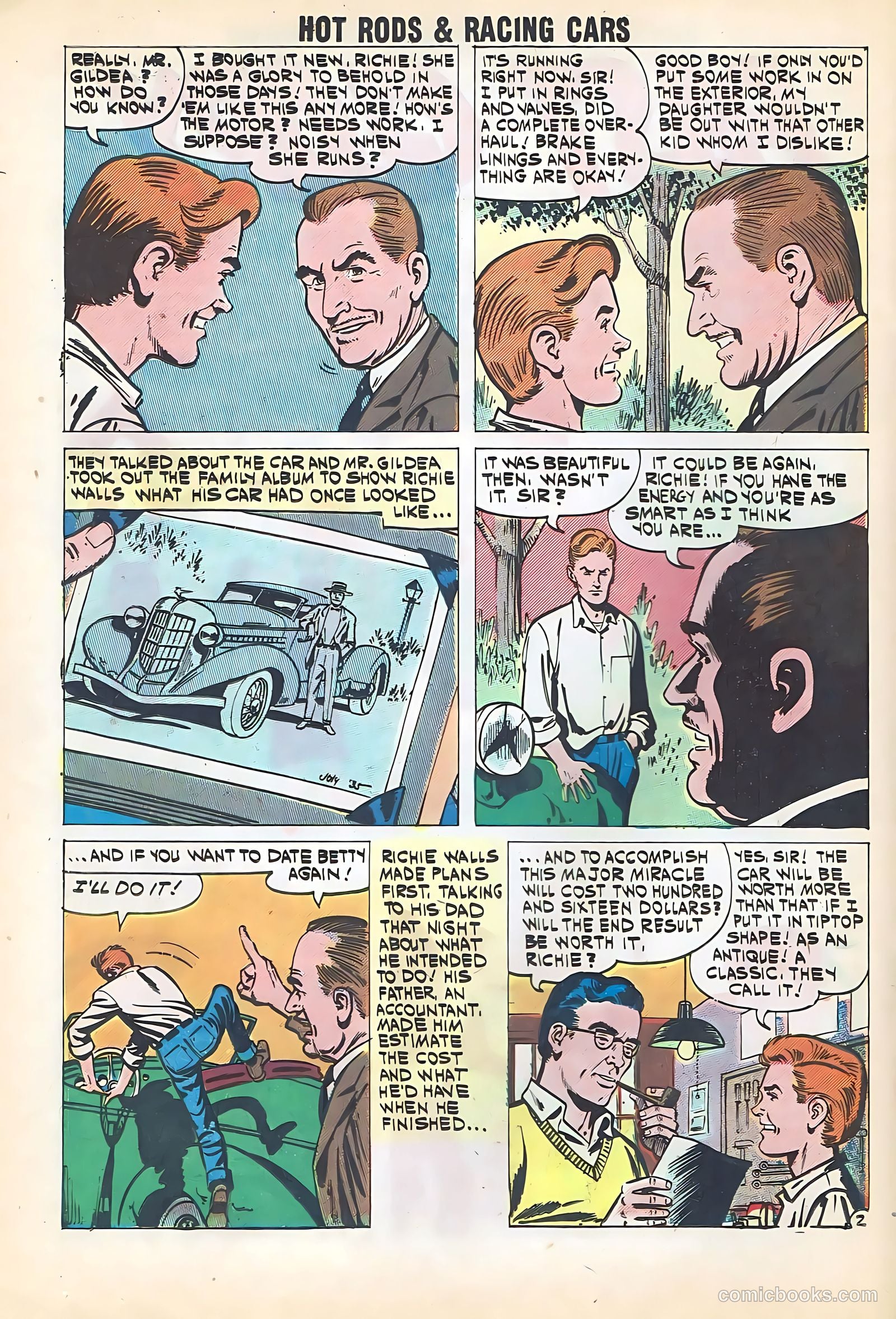 Hot Rods and Racing Cars #54 (1961) — page 20 of 36