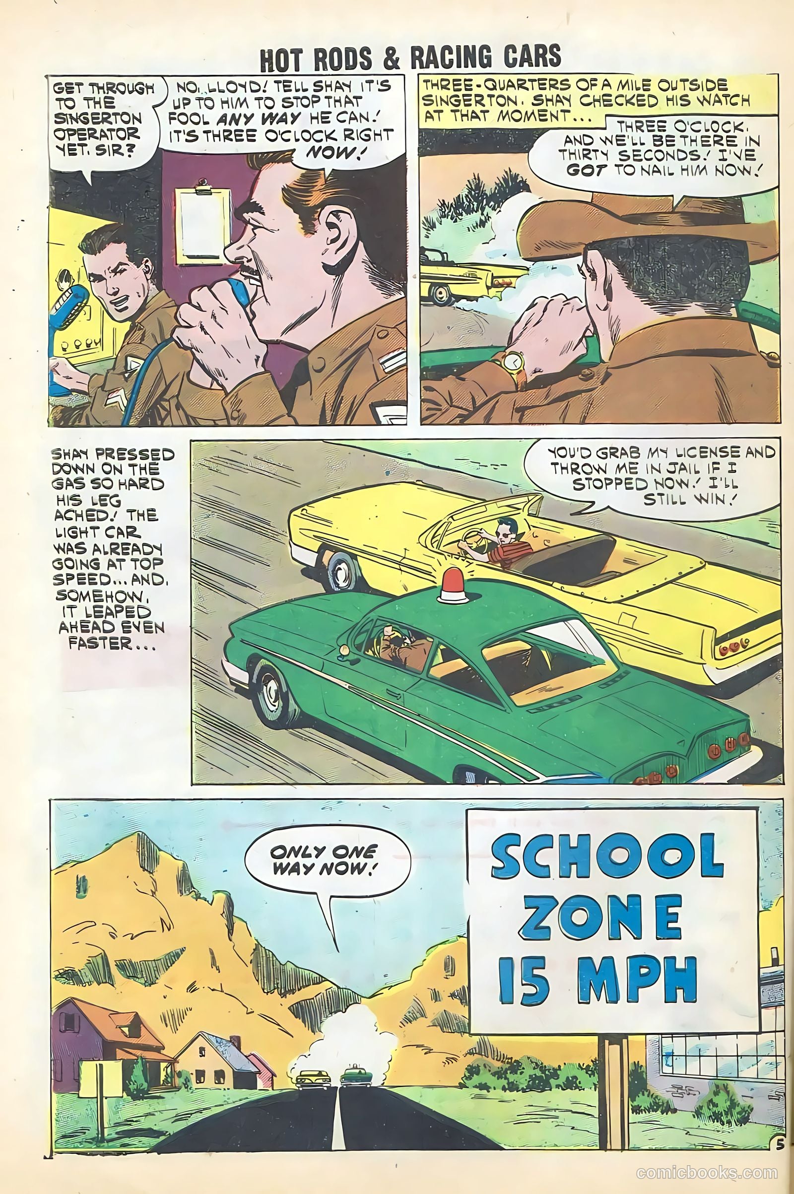 Hot Rods and Racing Cars #54 (1961) — page 32 of 36
